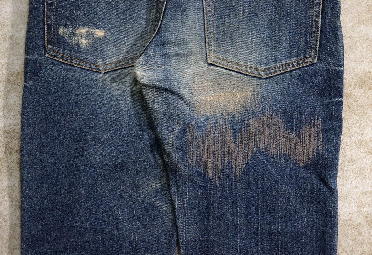 Visvim Visvim Fluxus D1 Damaged-1 Denim Size US 31 - 8 Thumbnail