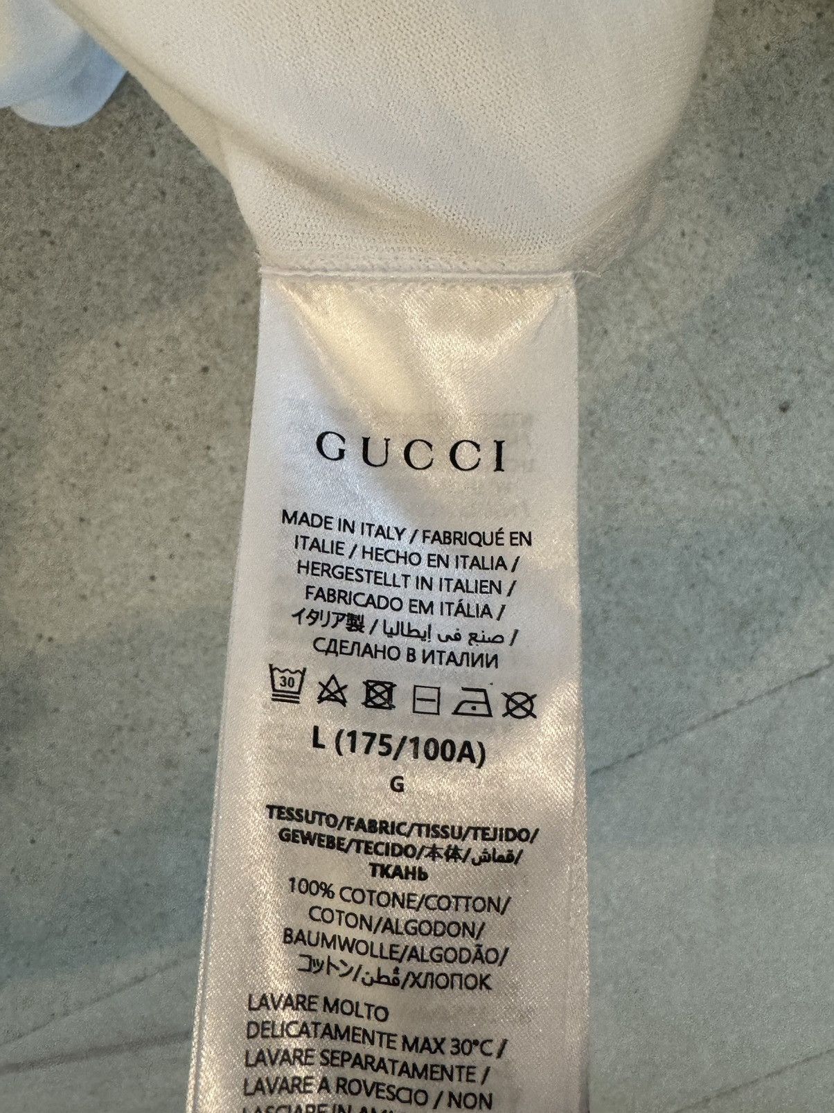Gucci Gucci GG cotton jersey shirt Size US L / EU 52-54 / 3 - 5 Thumbnail