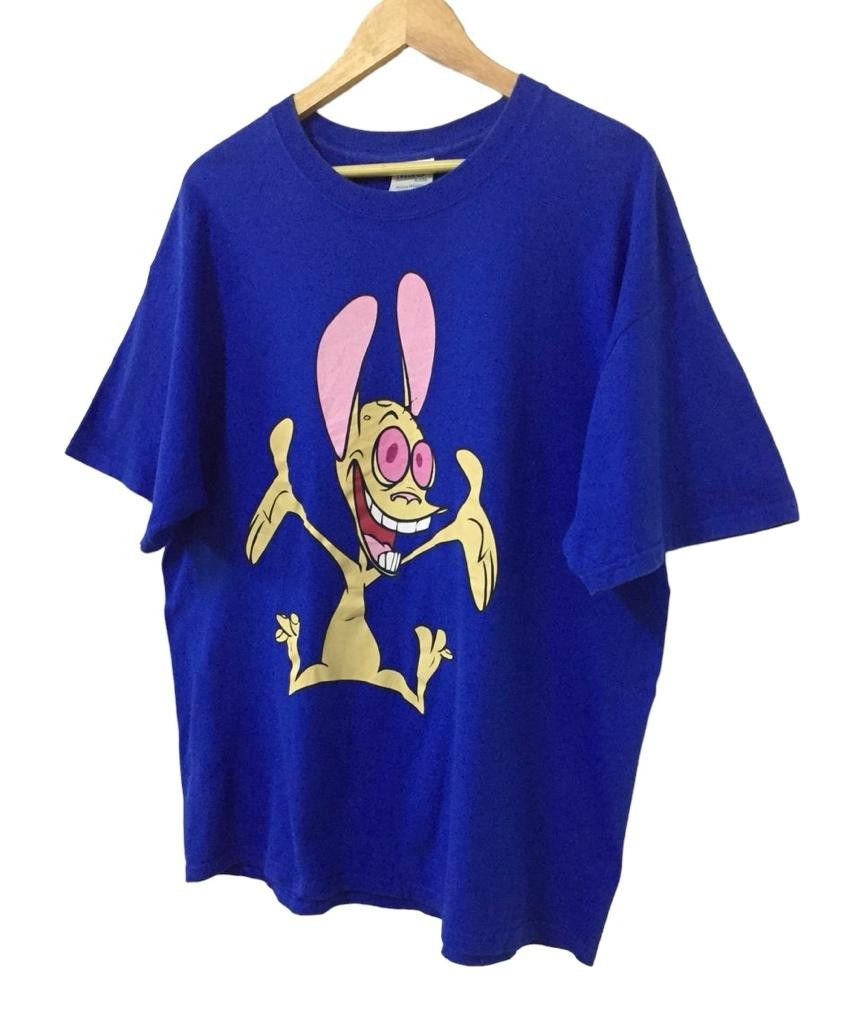 Cartoon Network × Vintage VINTAGE COURAGE THE COWARDLY DOG HORROR ANIMATED TSHIRT Size US XL / EU 56 / 4 - 4 Thumbnail