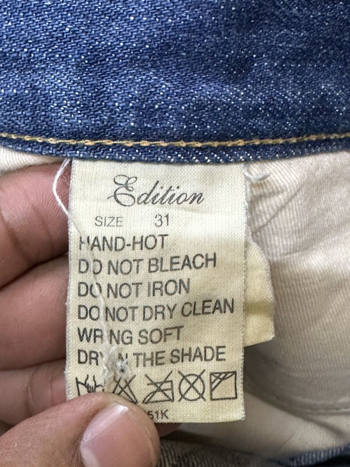 Edition Japan Vintage Edition Japan Selvedge Button Fly Distressed Denim Size US 32 / EU 48 - 8 Thumbnail
