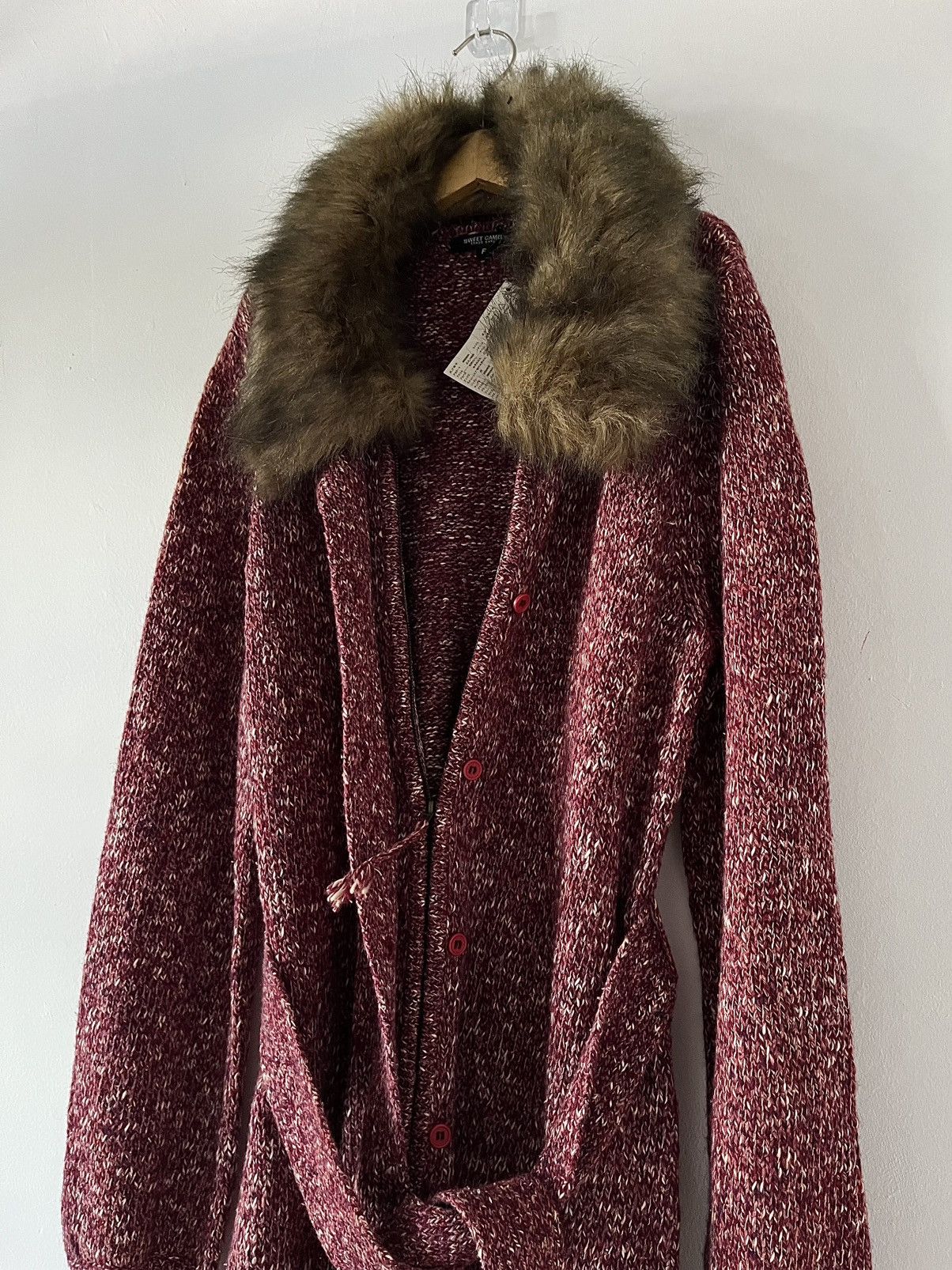Japanese Brand Japanese Sweet Camel Gothic Faux Fur Zip Long Cardigan Size M / US 6-8 / IT 42-44 - 3 Thumbnail