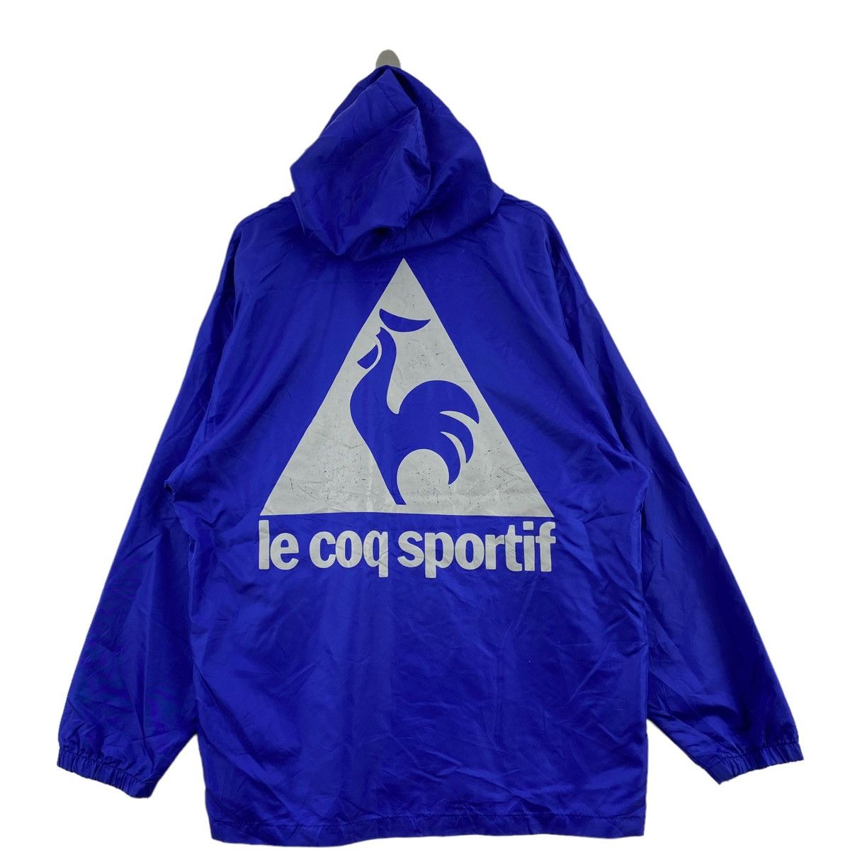 Le Coq Sportif LE COQ SPORTIF France Big Back Brand Print Oversize Hooded Size US XXL / EU 58 / 5 - 1 Thumbnail