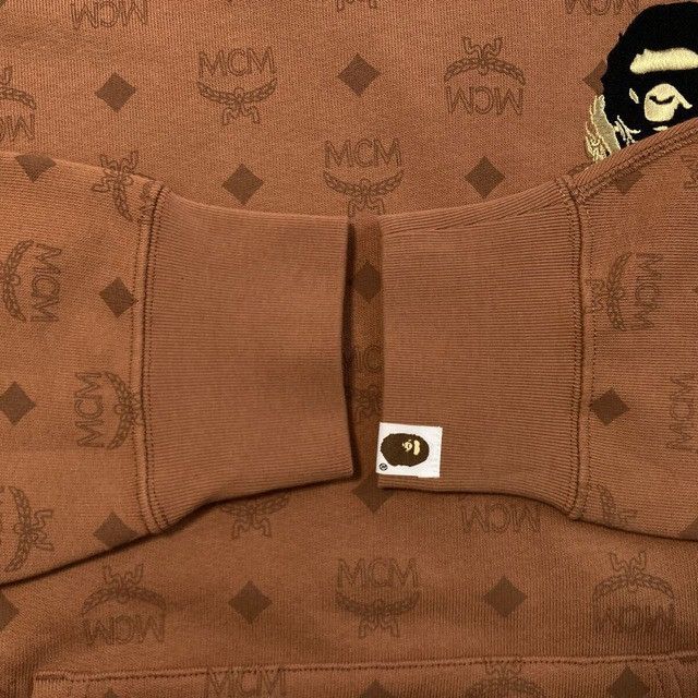 Bape × MCM 2024 MCM × BAPE monogram shark pullover hoodie a bathing ape Size US L / EU 52-54 / 3 - 7 Thumbnail