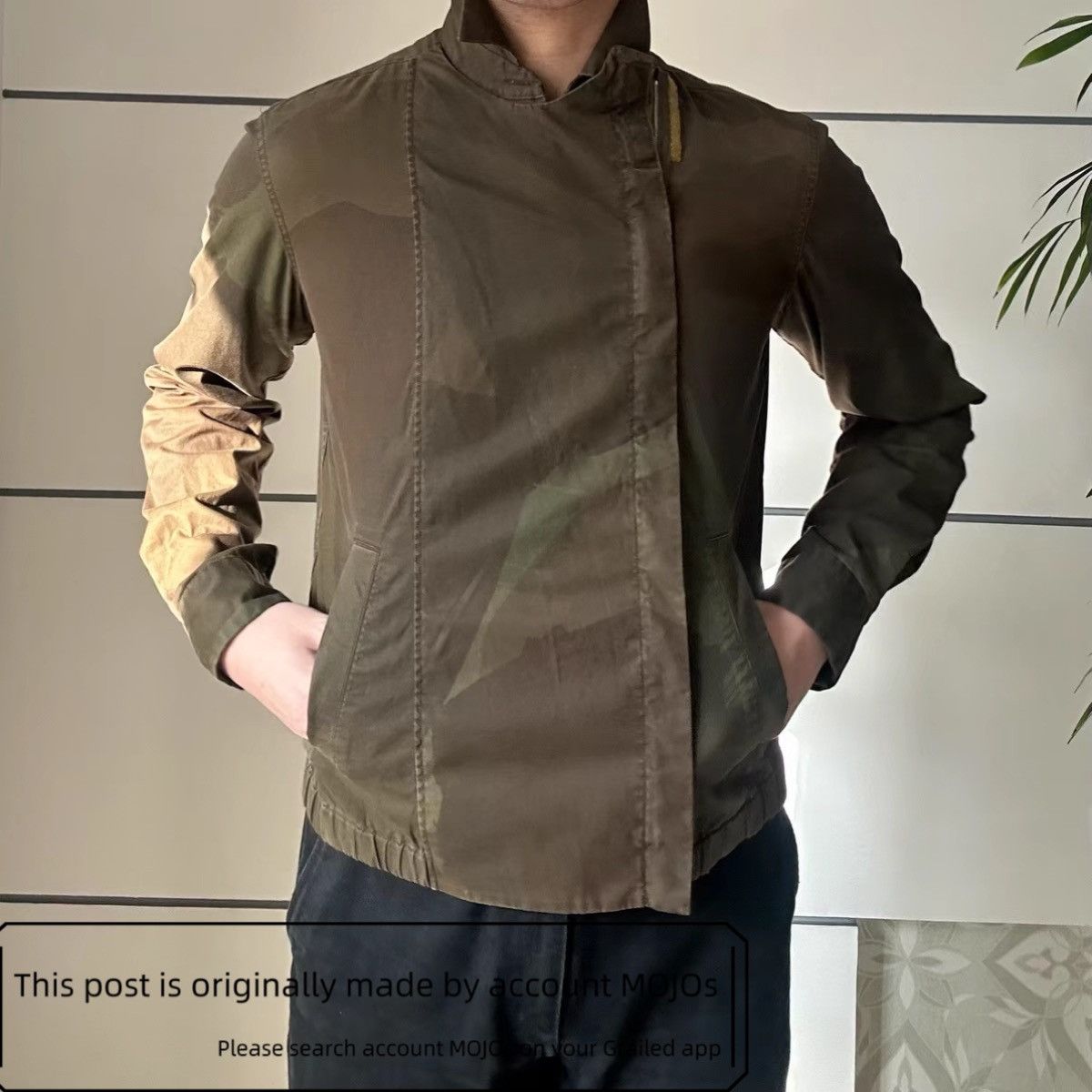 Dries Van Noten Sz 46 Dries Van Noten Napoleon Camo Jacket mojos7766 Size US S / EU 44-46 / 1 - 6 Thumbnail