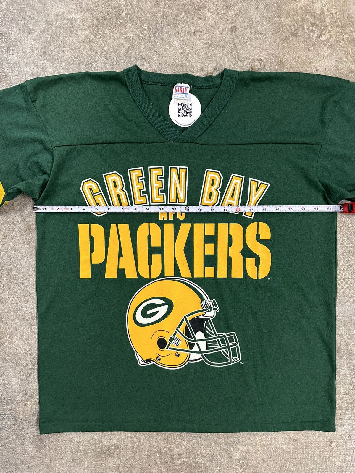 NFL Vintage 90s Garan Green Bay Packers Raglan Jersey T-Shirt Size US XL / EU 56 / 4 - 13 Thumbnail
