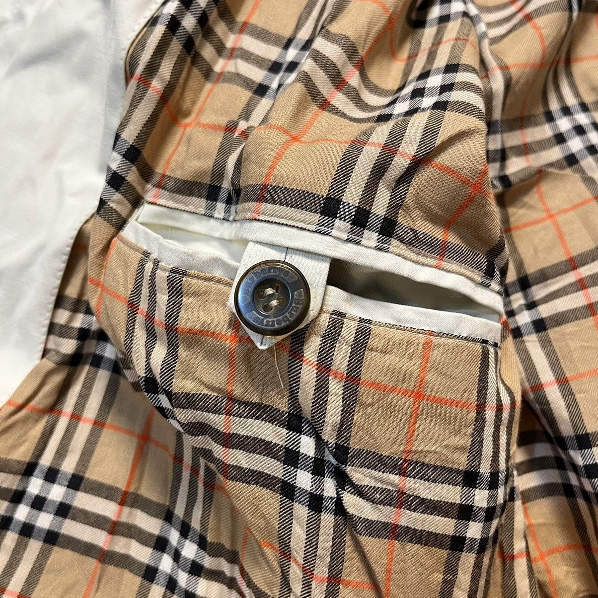 Burberry Vintage Burberrys London Nova Plaid Fireman's Jacket Size US M / EU 48-50 / 2 - 14 Thumbnail