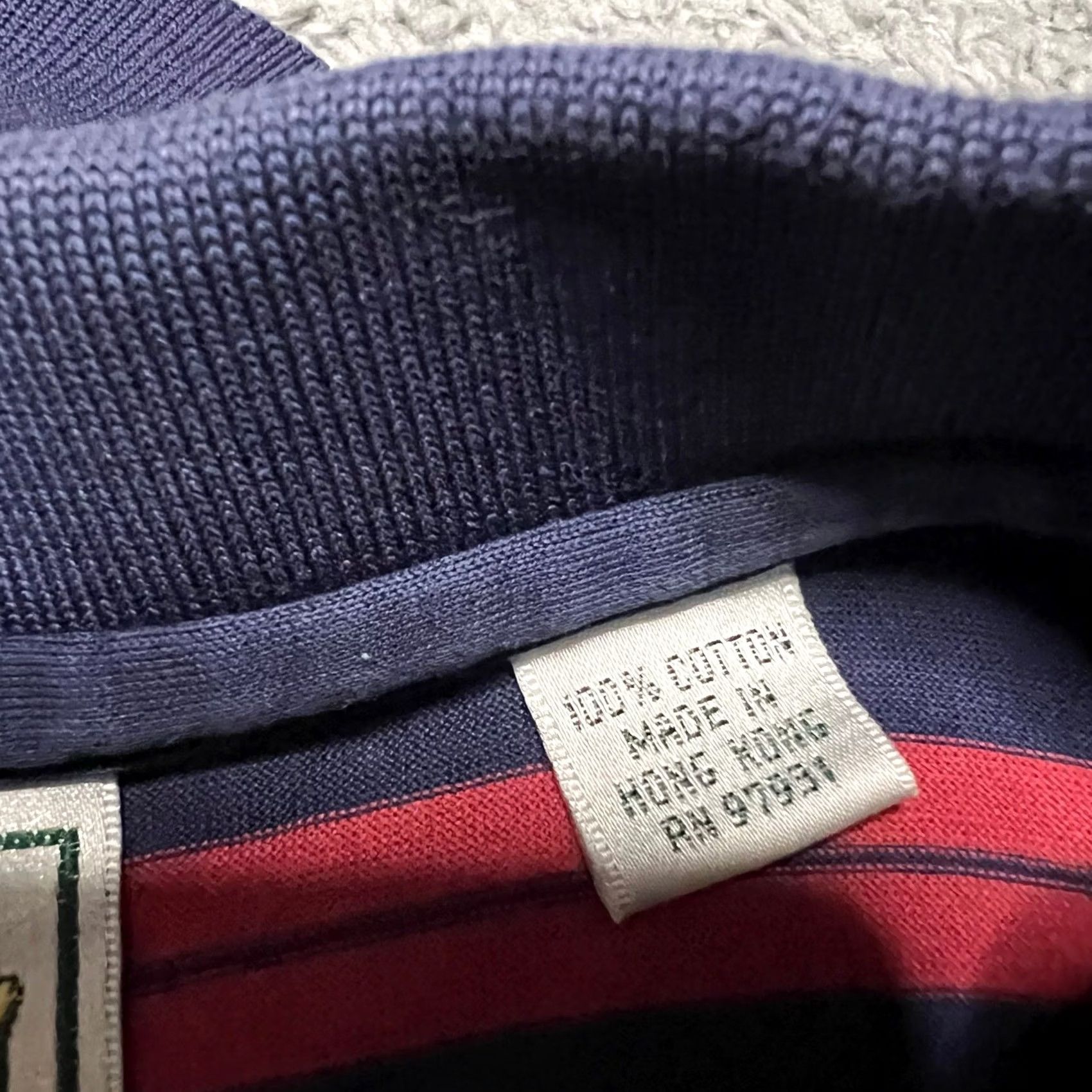 Vintage Masters Augusta National Polo Shirt Mens XL Red Blue Stripe Golf Size US XL / EU 56 / 4 - 7 Thumbnail