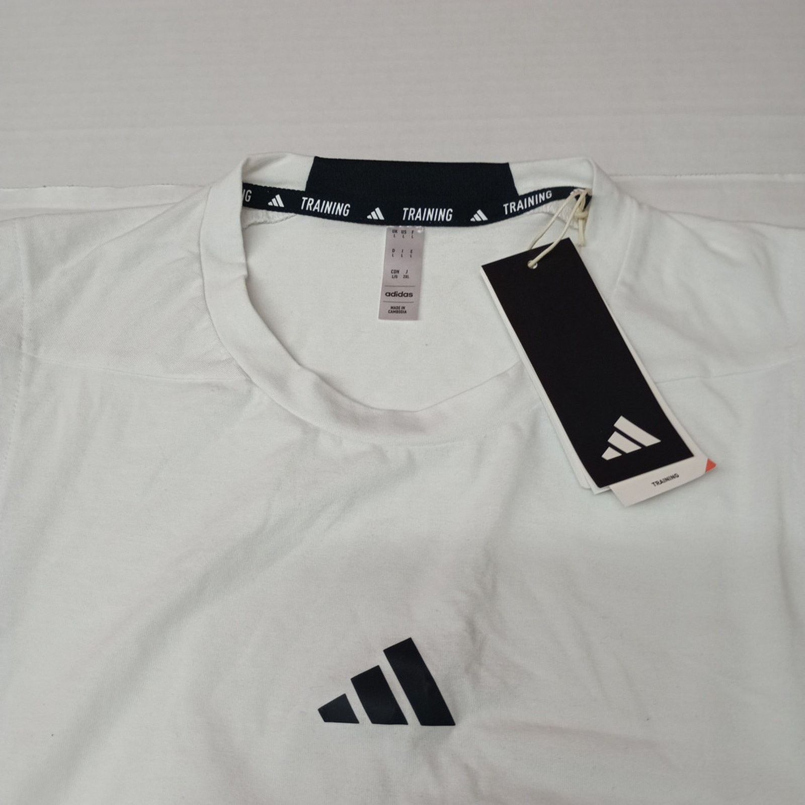 Adidas Adidas Training Tank Top Men's L Large White IS3795 D4T Tank Size US L / EU 52-54 / 3 - 2 Thumbnail