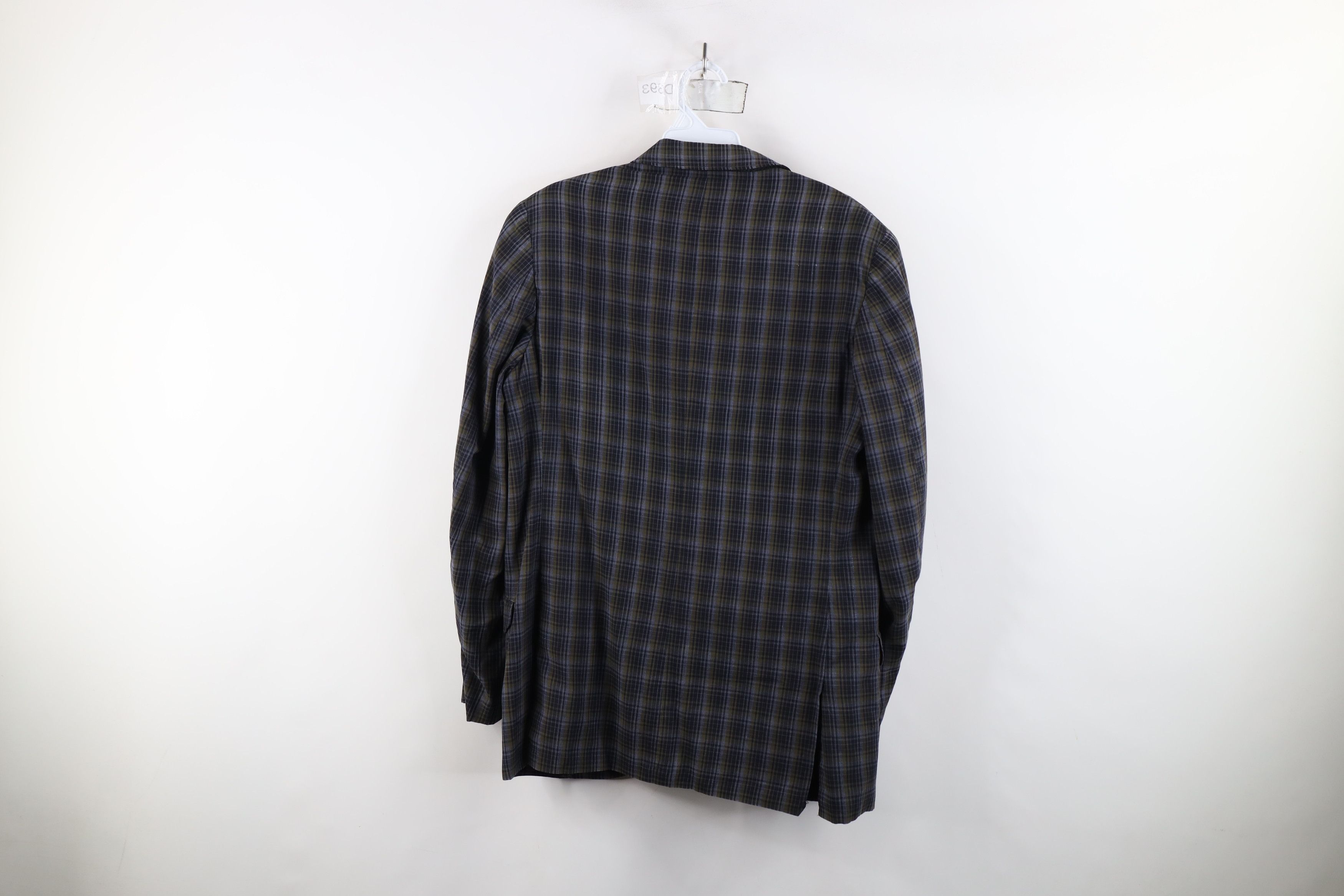 Vintage Vintage 50s 60s Rockabilly Blazer Suit Coat Jacket Plaid USA Size US M / EU 48-50 / 2 - 14 Thumbnail