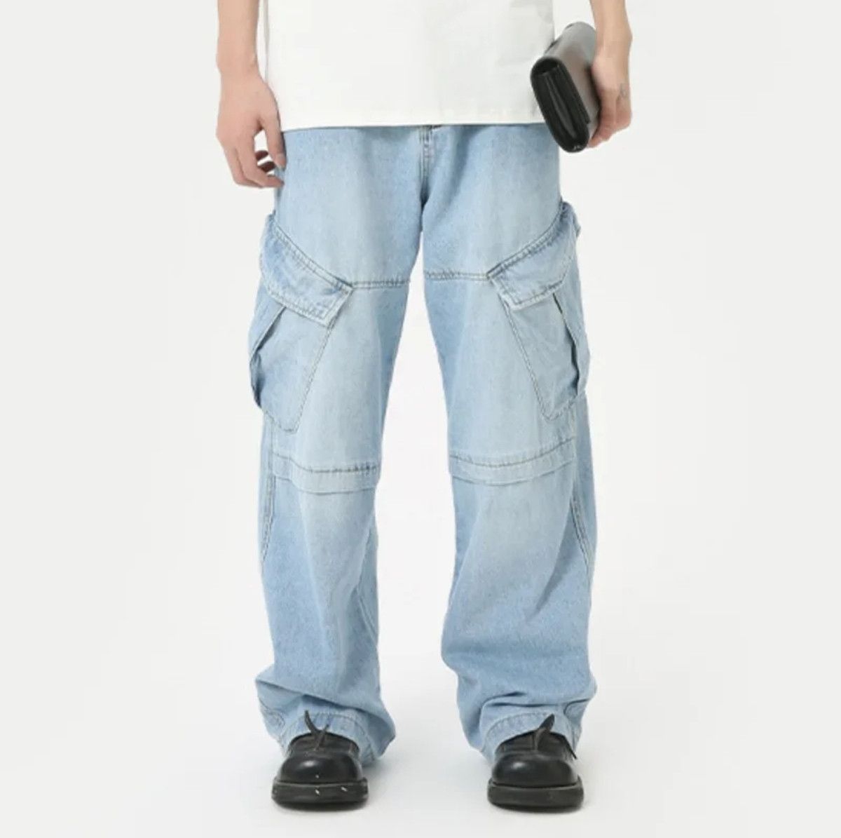 Jean High Street Loose Men's Jeans Size US 33 - 3 Thumbnail
