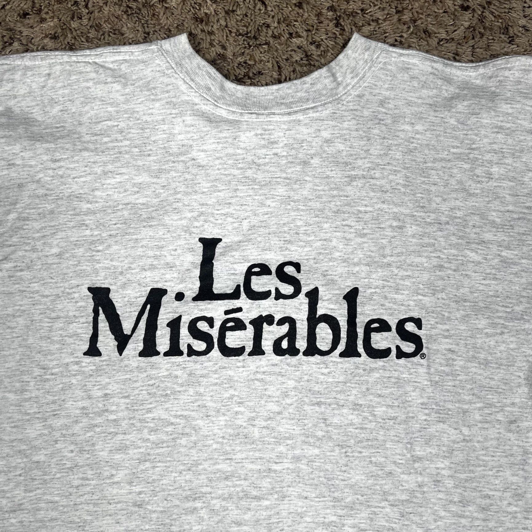 Doublet VINTAGE Les Miserables Musical Grey Double-Sided Graphic T-Shirt Medium Unisex Adults CDM Shirt Mens Girls Womens Size US M / EU 48-50 / 2 - 7 Thumbnail