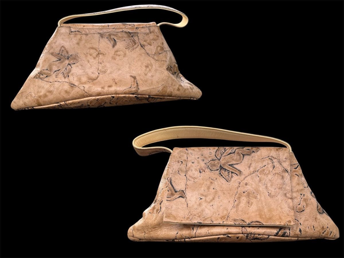 Japanese Brand × Vintage Vintage Leather Bag Angels Love Size ONE SIZE - 1 Thumbnail