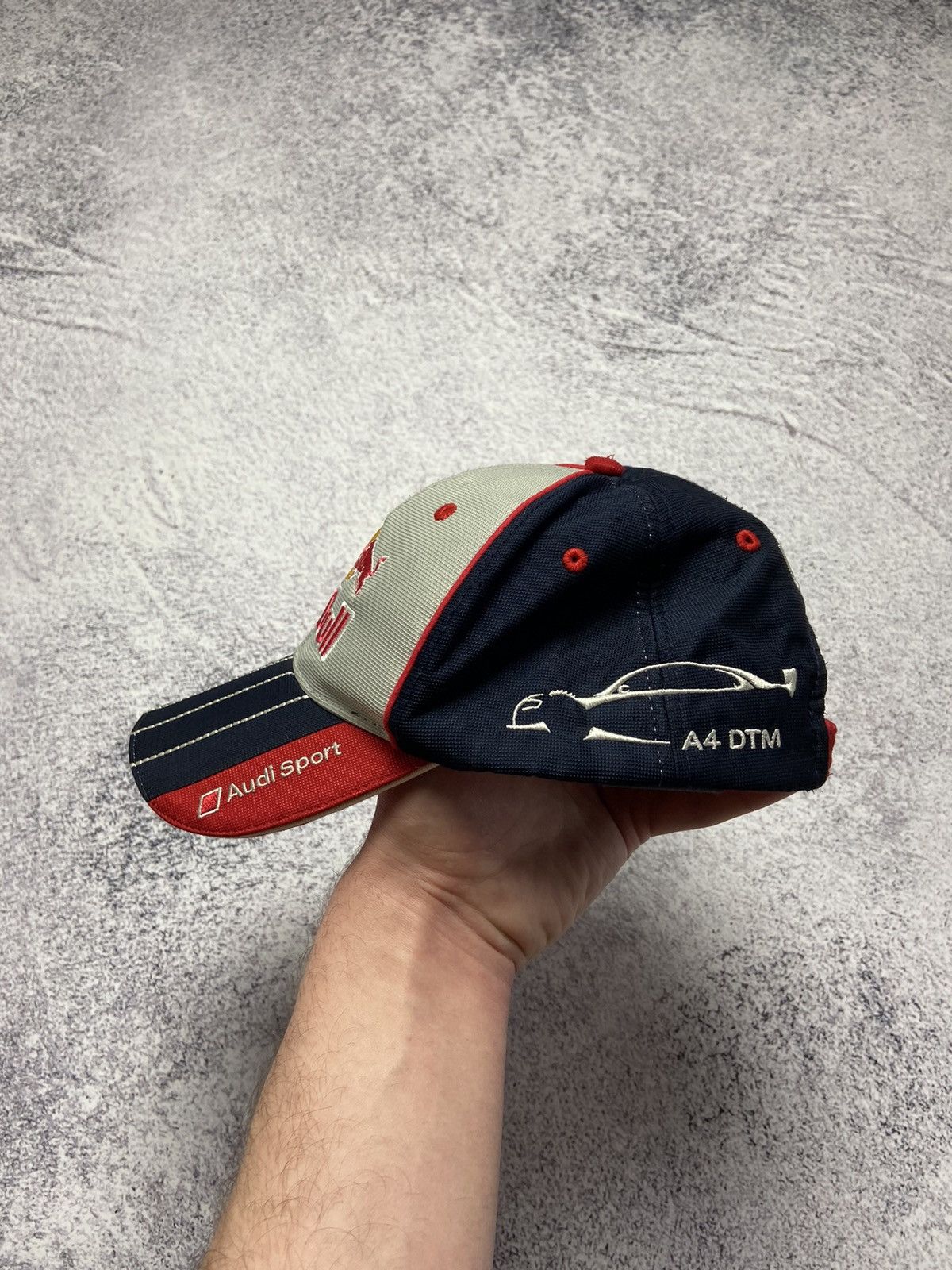 Audi × NASCAR × Red Bull Rare Red Bull Audi Sport Cap Vntg Racing Moto Hat Ekstrom 3 Size ONE SIZE - 4 Thumbnail