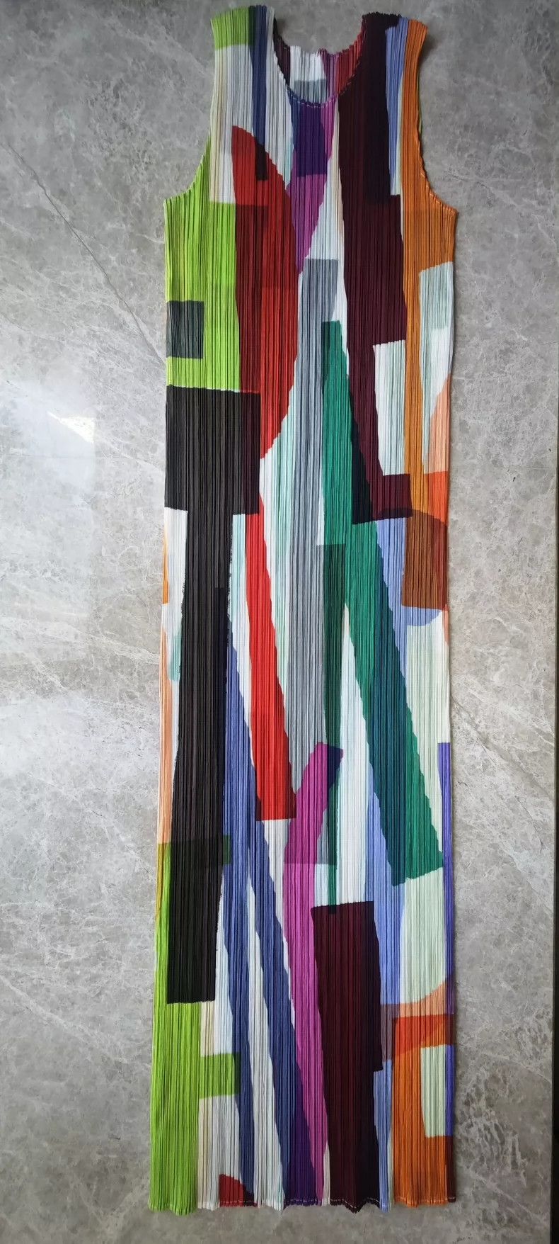 Issey Miyake Issey Miyake size:3 Colorful striped dress Size XS / US 0-2 / IT 36-38 - 2 Thumbnail