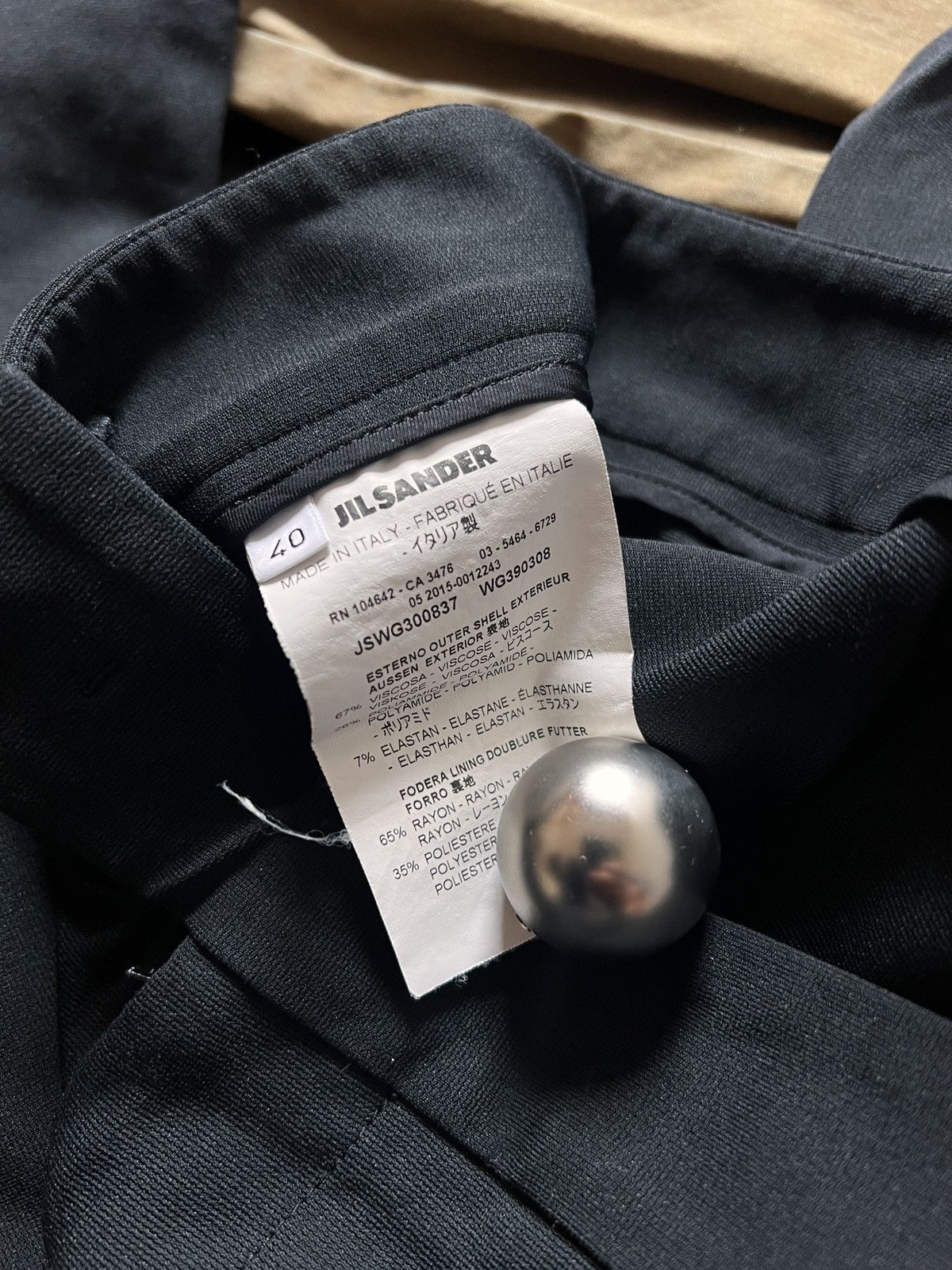 Jil Sander Jil Sander Black Straight Classic Trousers Size 27" / US 4 / IT 40 - 10 Thumbnail