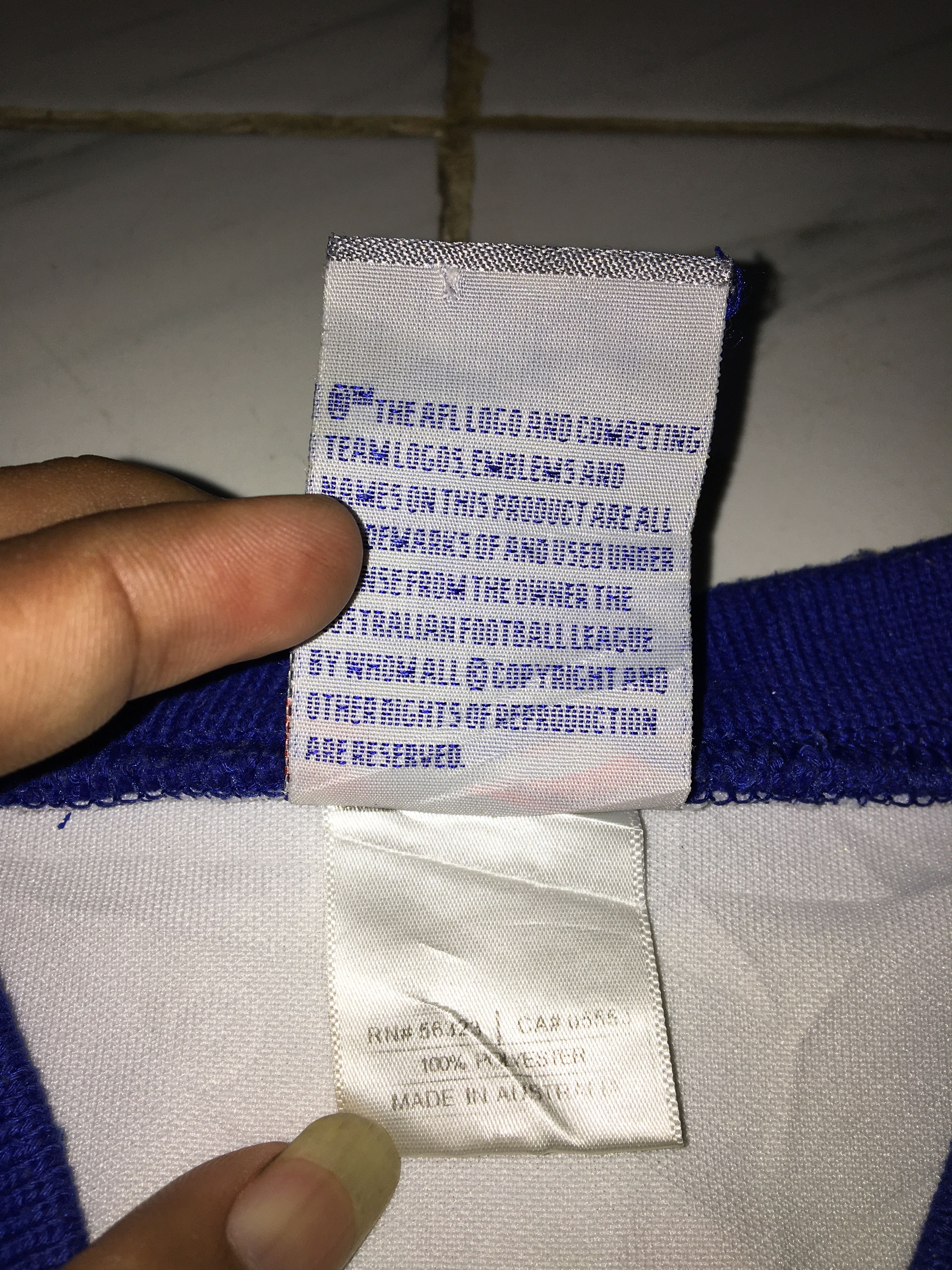 Reebok TANK TOPS REEBOK AFL NORTH MELBOURNER MAZDA Size US M / EU 48-50 / 2 - 7 Thumbnail