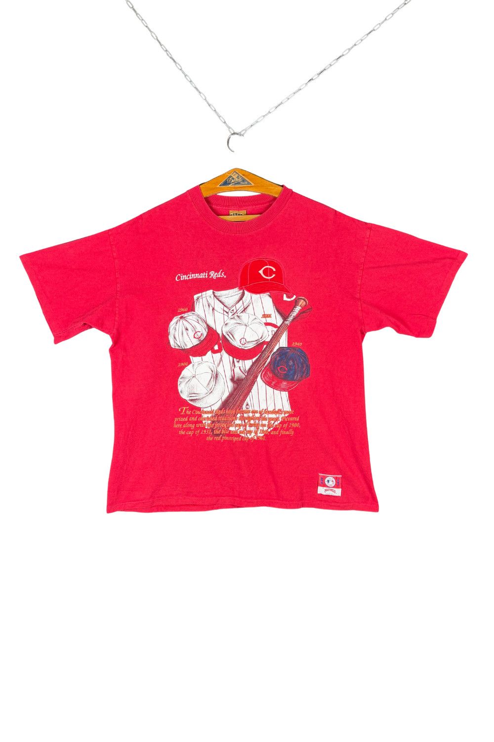 Nutmeg 1990s Nutmeg Mills × MLB “Cincinnati Reds History” Tee Size US XL / EU 56 / 4 - 1 Thumbnail