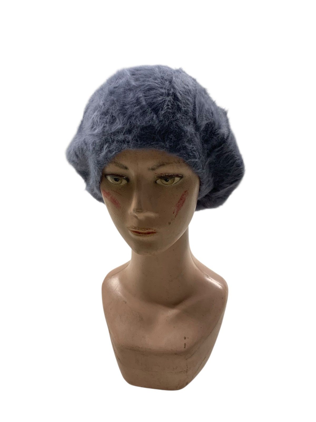 Japanese Brand Azul fuzzy mohair beanie hats rare Size ONE SIZE - 1 Thumbnail