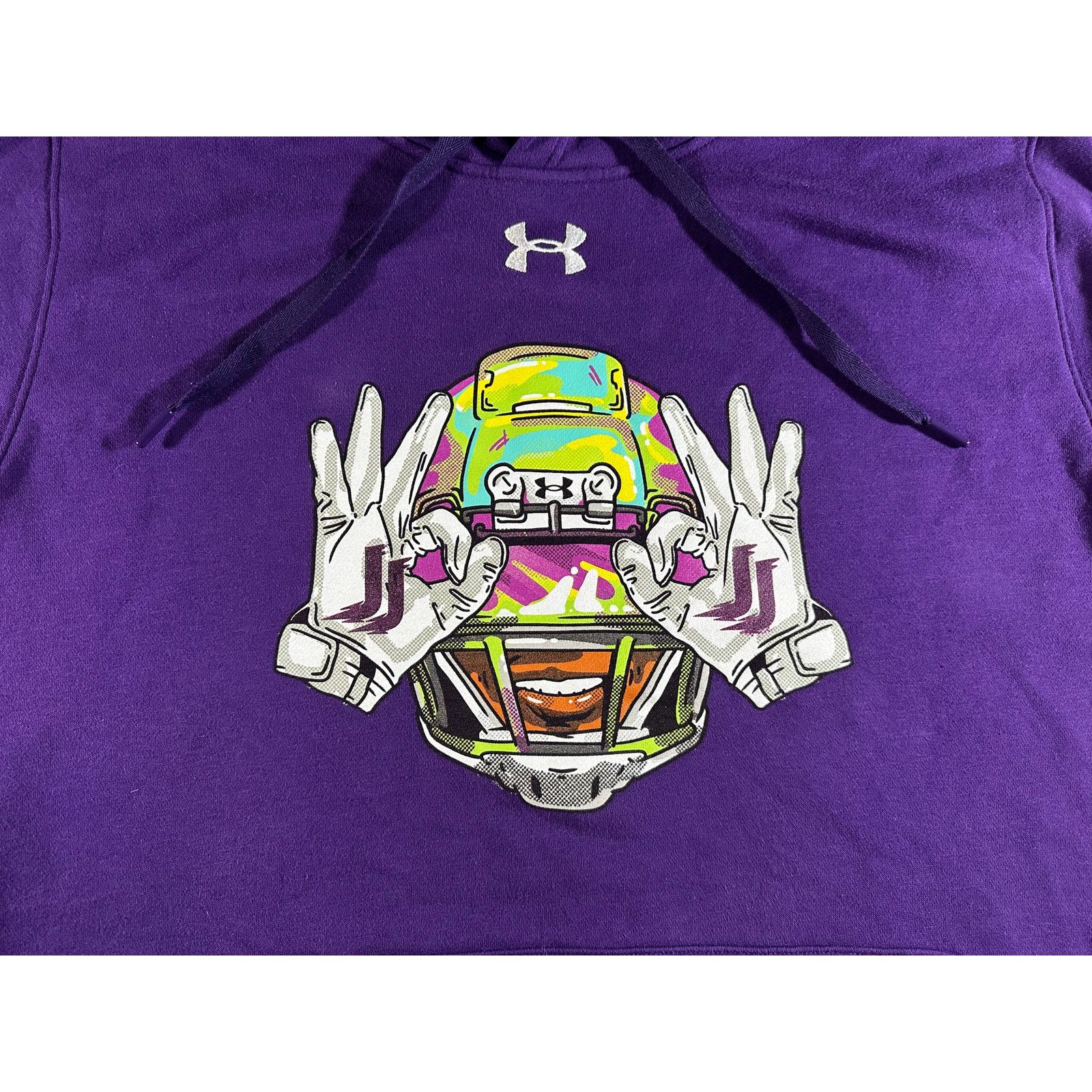 Under Armour RARE Under Armour Justin Jefferson Minnesota Vikings Hoodie Size US XXL / EU 58 / 5 - 3 Thumbnail