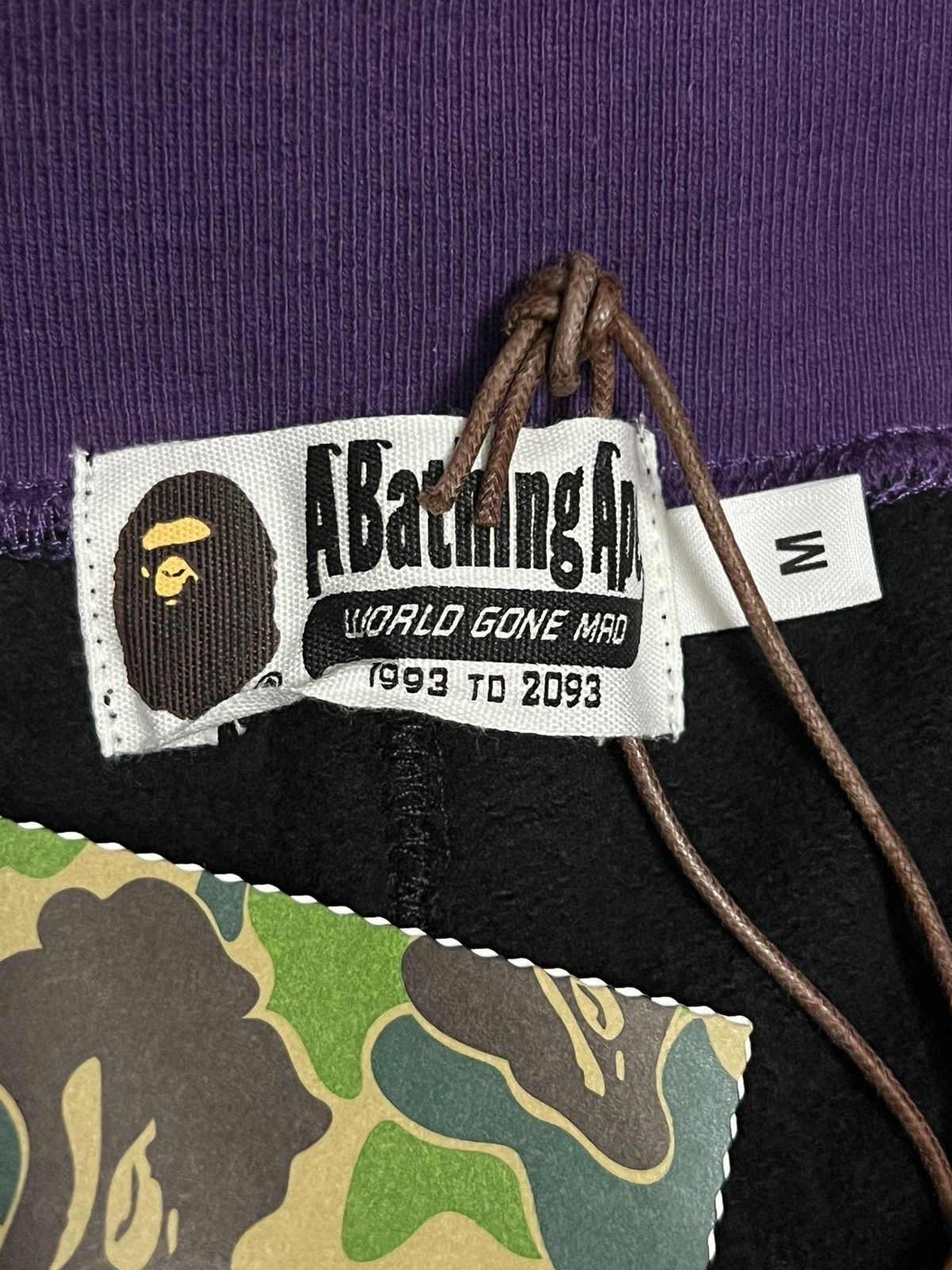 Bape BAPE Color Block Slim Sweatpants in black Size US 31 - 4 Thumbnail