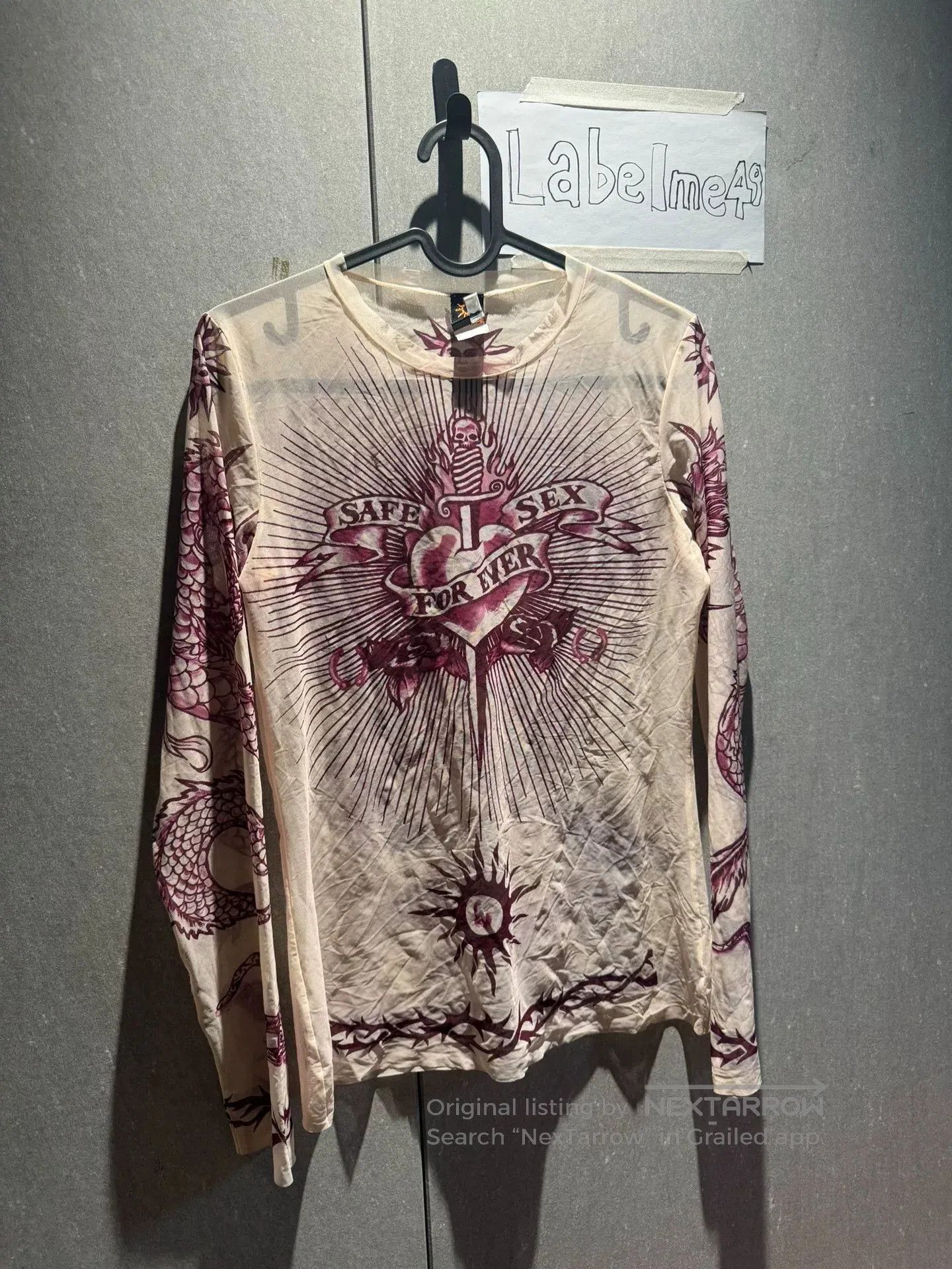 Jean Paul Gaultier jean paul gaultier safe sex mesh top. Size M / US 6-8 / IT 42-44 - 1 Thumbnail