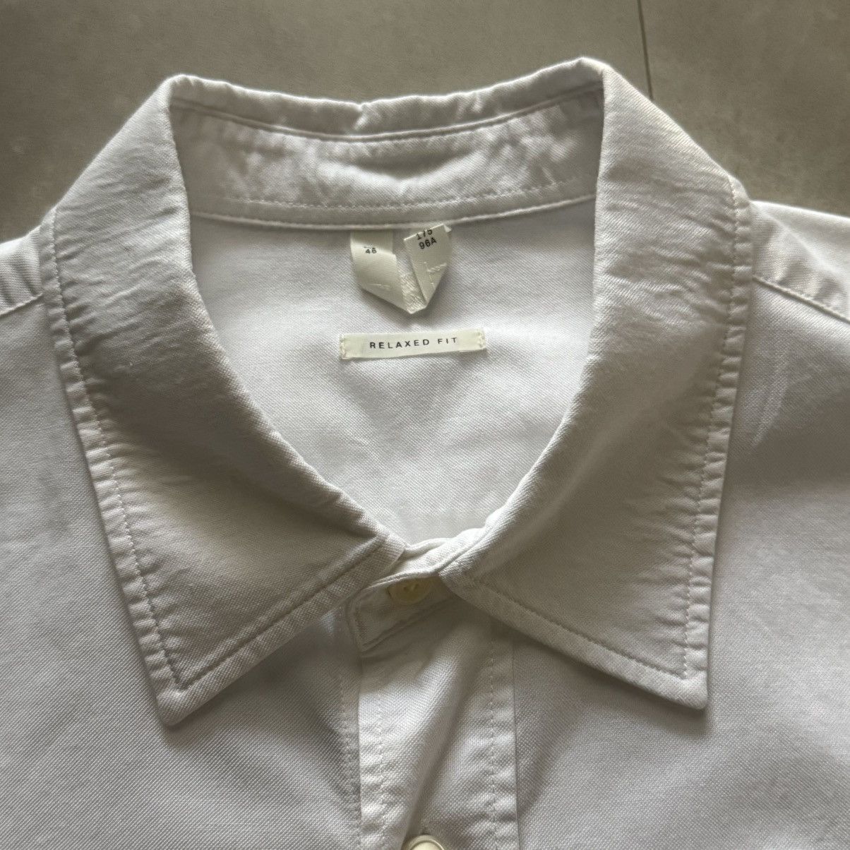 Arket Arket Relaxed Oxford Shirt White 48 Size US M / EU 48-50 / 2 - 2 Thumbnail