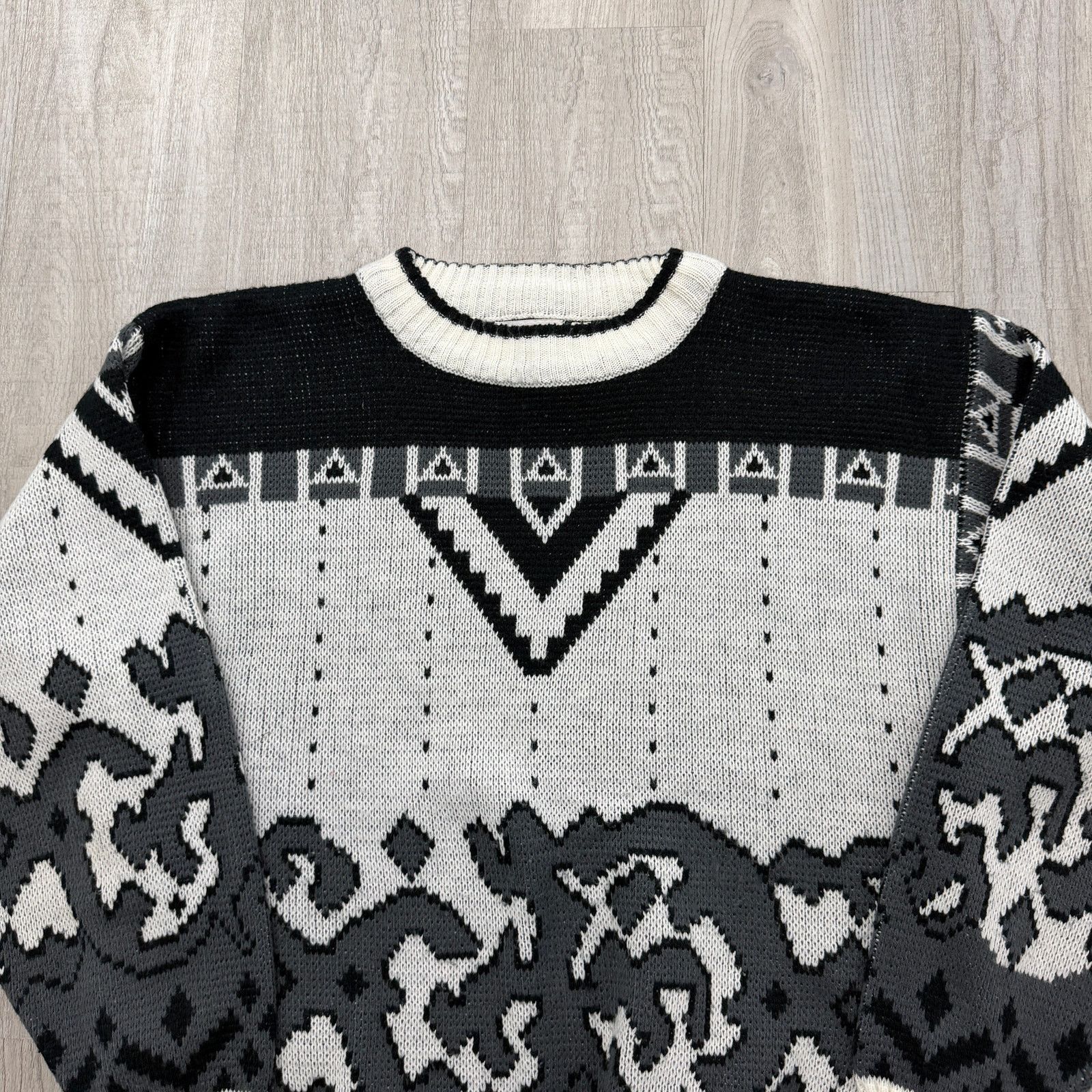 Vintage Vintage Private Stock Sweater Men's Small Geometric Knit 90s Size US S / EU 44-46 / 1 - 2 Thumbnail