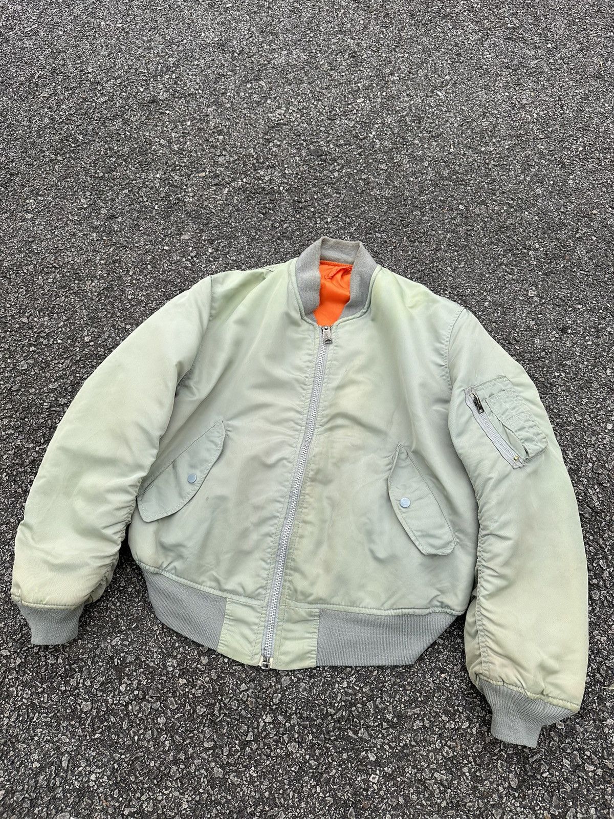 Vintage 🪖Vintage MA-1 Man Intermediate Pract Bomber Jacket Size US L / EU 52-54 / 3 - 8 Thumbnail