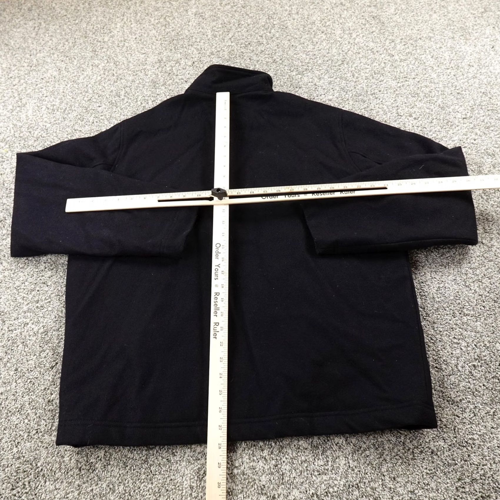 Abercrombie & Fitch VINTAGE Abercrombie & Fitch Jacket Mens L Black Wool Full Zip Bomber Coat 90s Y2K 00s Size US L / EU 52-54 / 3 - 7 Thumbnail