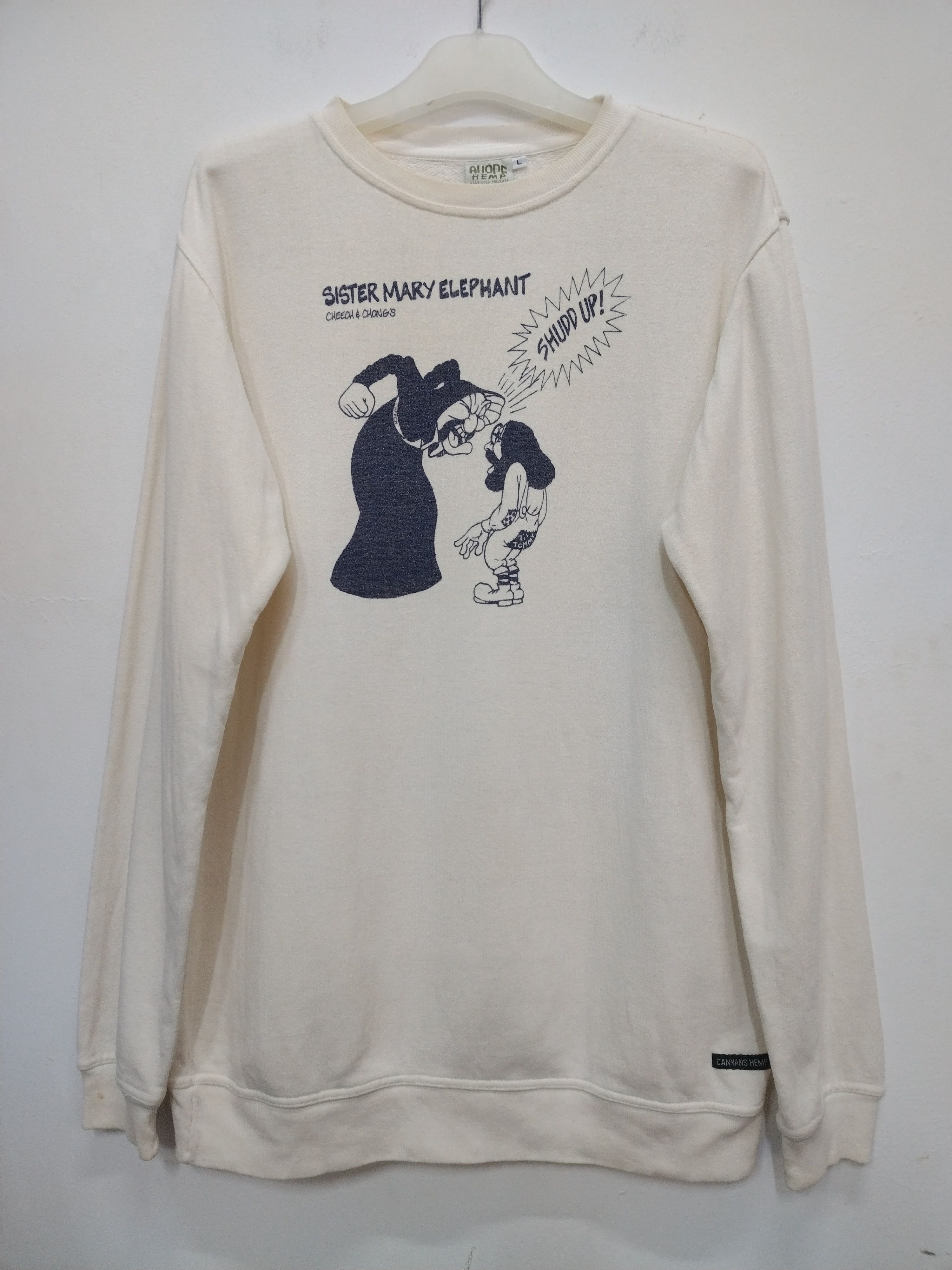 Japanese Brand 💥Awesome cheech & chong's cannabis hemp crewneck sweatshirt Size US L / EU 52-54 / 3 - 1 Thumbnail