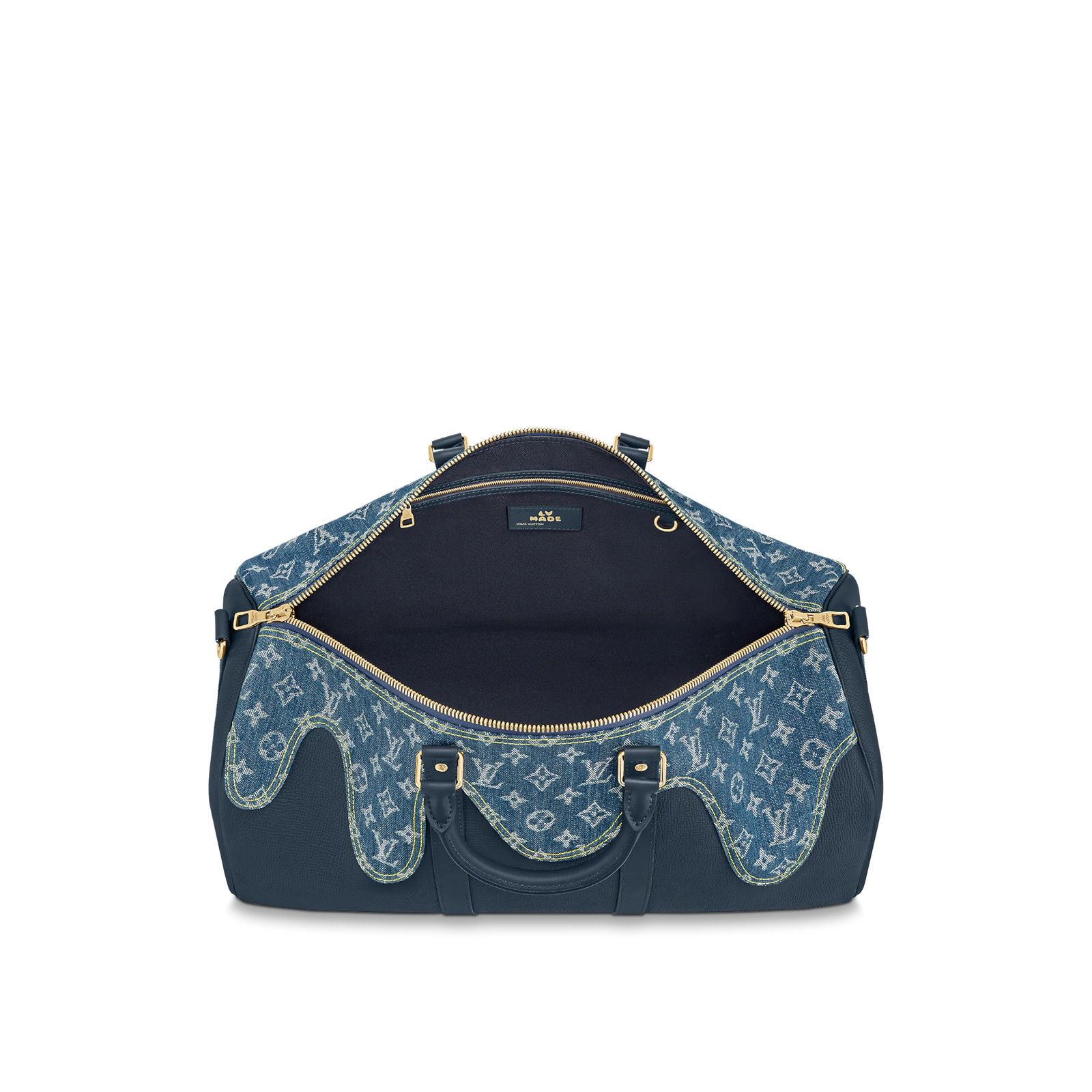 Louis Vuitton Louis Vuitton Keepall Bandouliere Drip Monogram Weekend Bag Size ONE SIZE - 12 Thumbnail