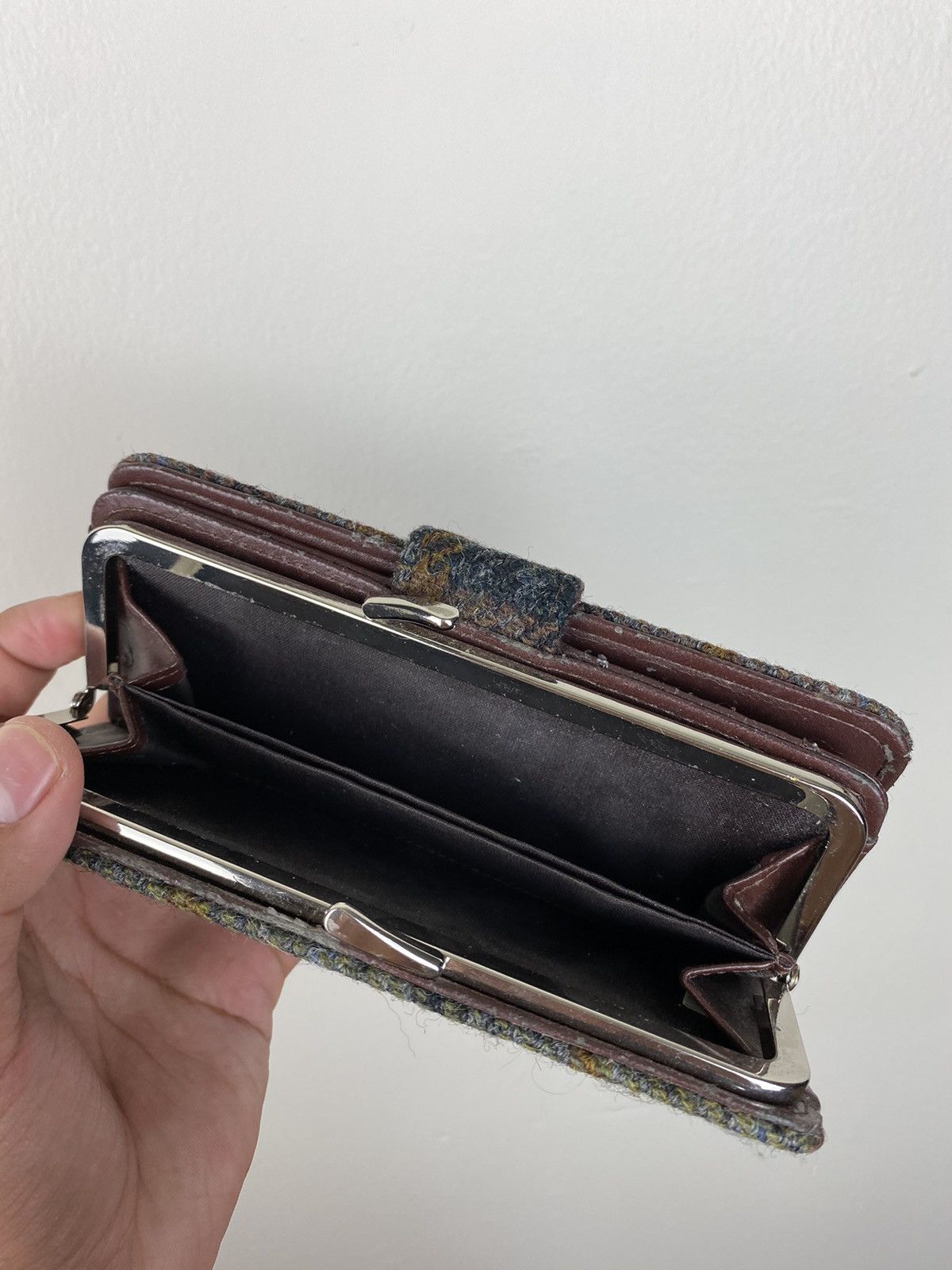 Harris Tweed Vintage Harris Tweed Long Wallet Size ONE SIZE - 4 Thumbnail