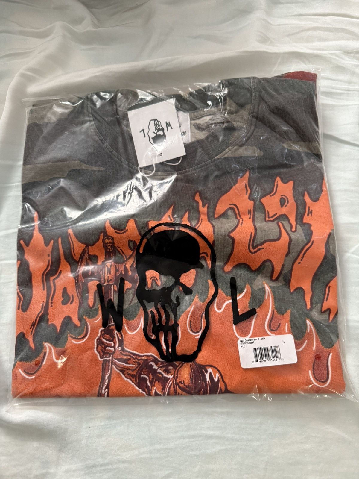 Warren Lotas Warren Lotas Camo Skull Crusher Graphic T-Shirt Size US S / EU 44-46 / 1 - 2 Thumbnail