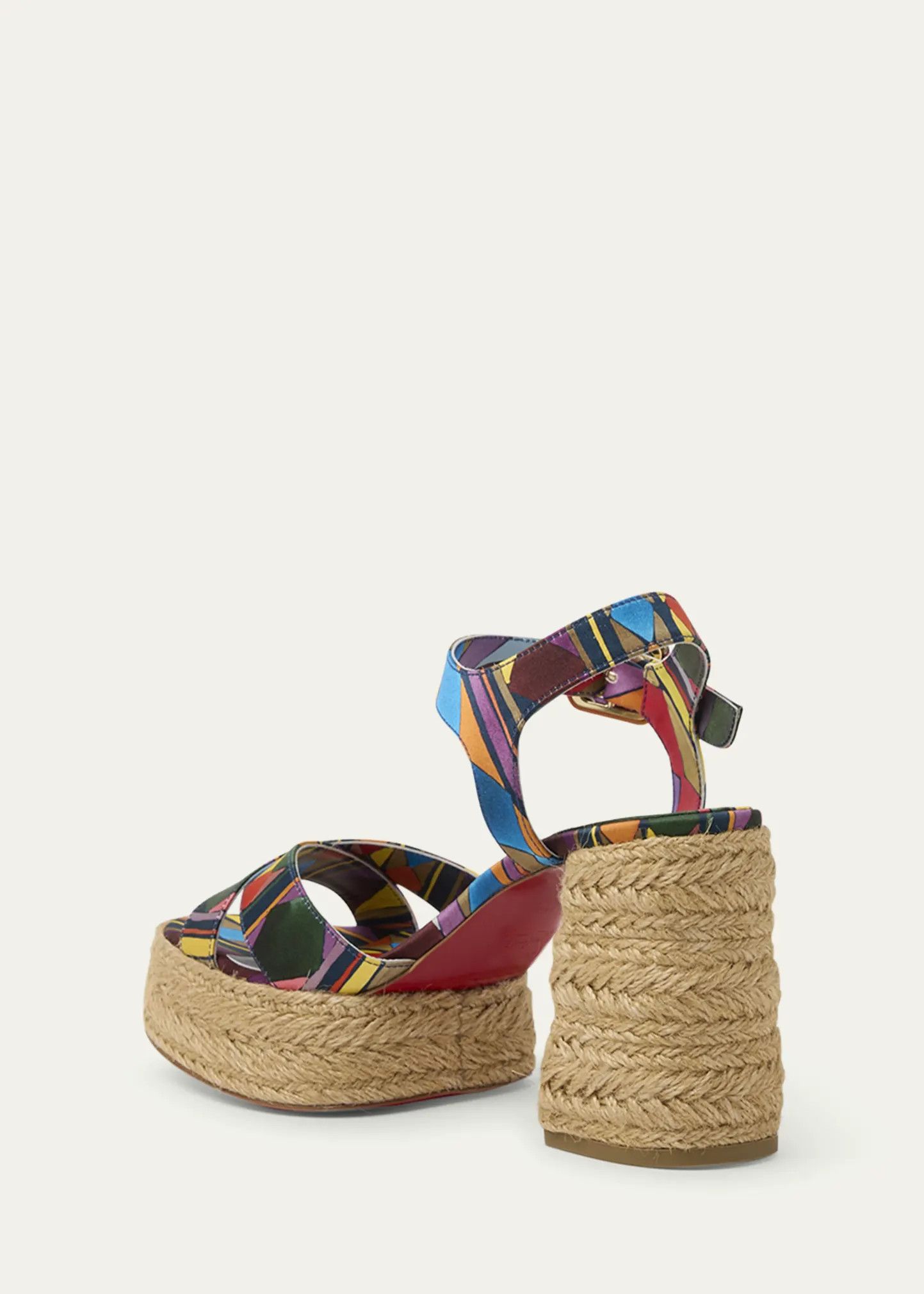 Christian Louboutin os11x0526 Calakala Platform 85mm Espadrille Sandals Size US 9 / IT 39 - 2 Thumbnail