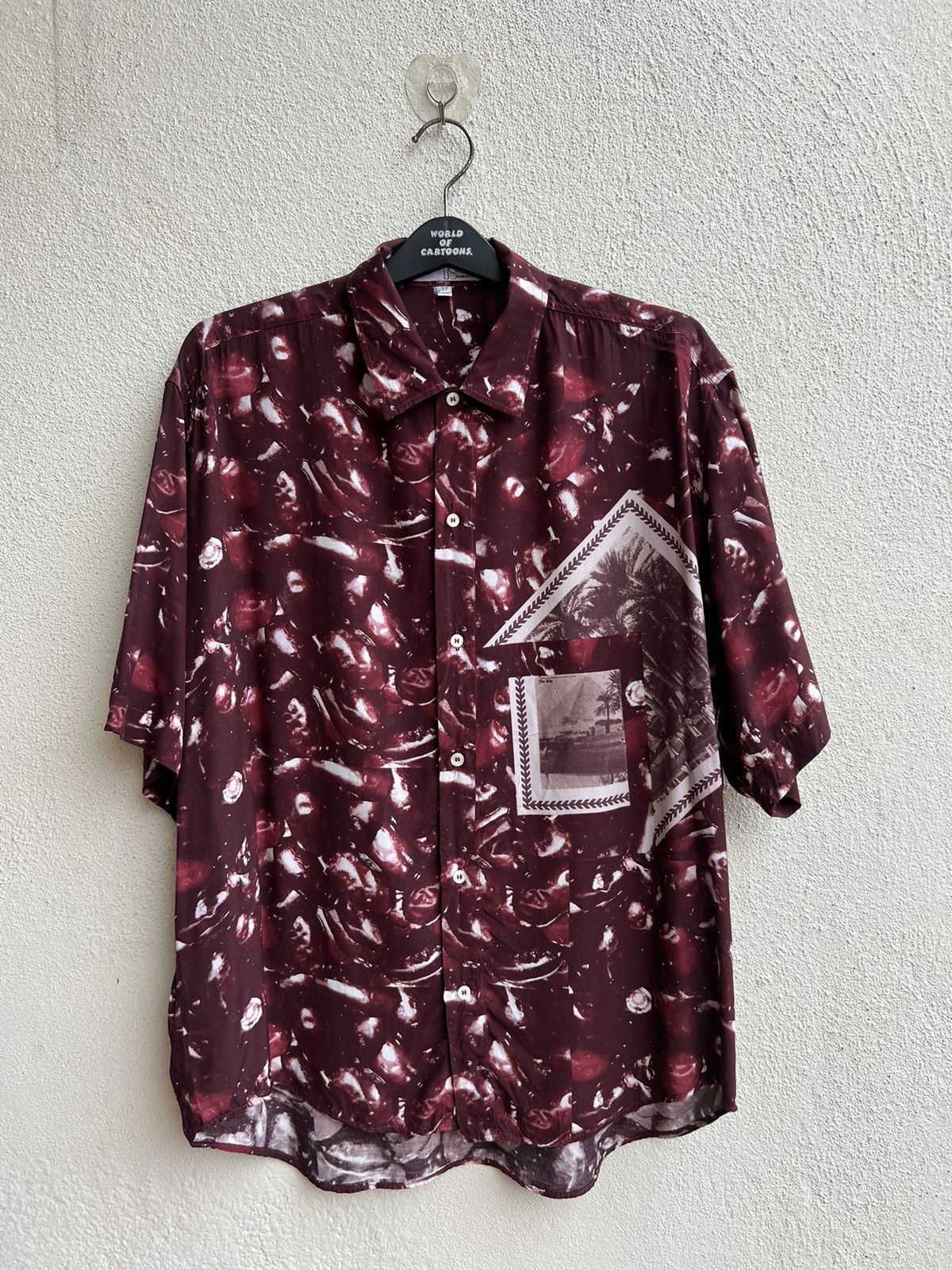 Cortigiani Cortigiani Made in Italy Egypt Rayon Oversized Art Shirt Size US XL / EU 56 / 4 - 21 Thumbnail