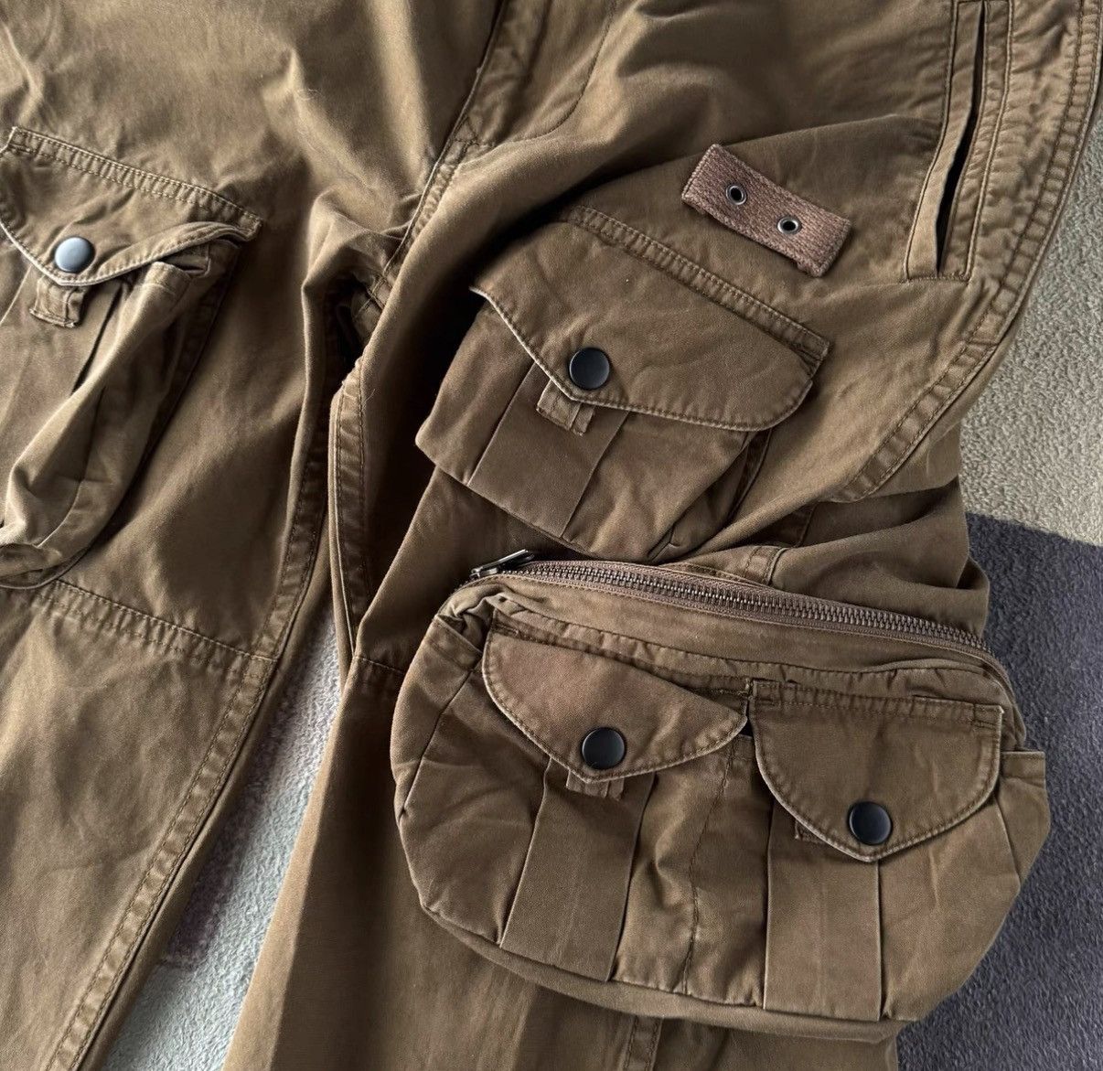Polo Ralph Lauren Ralph Lauren Polo RL Multi-Pocket Cargo Parachute Pants K22 Size US 33 - 3 Thumbnail