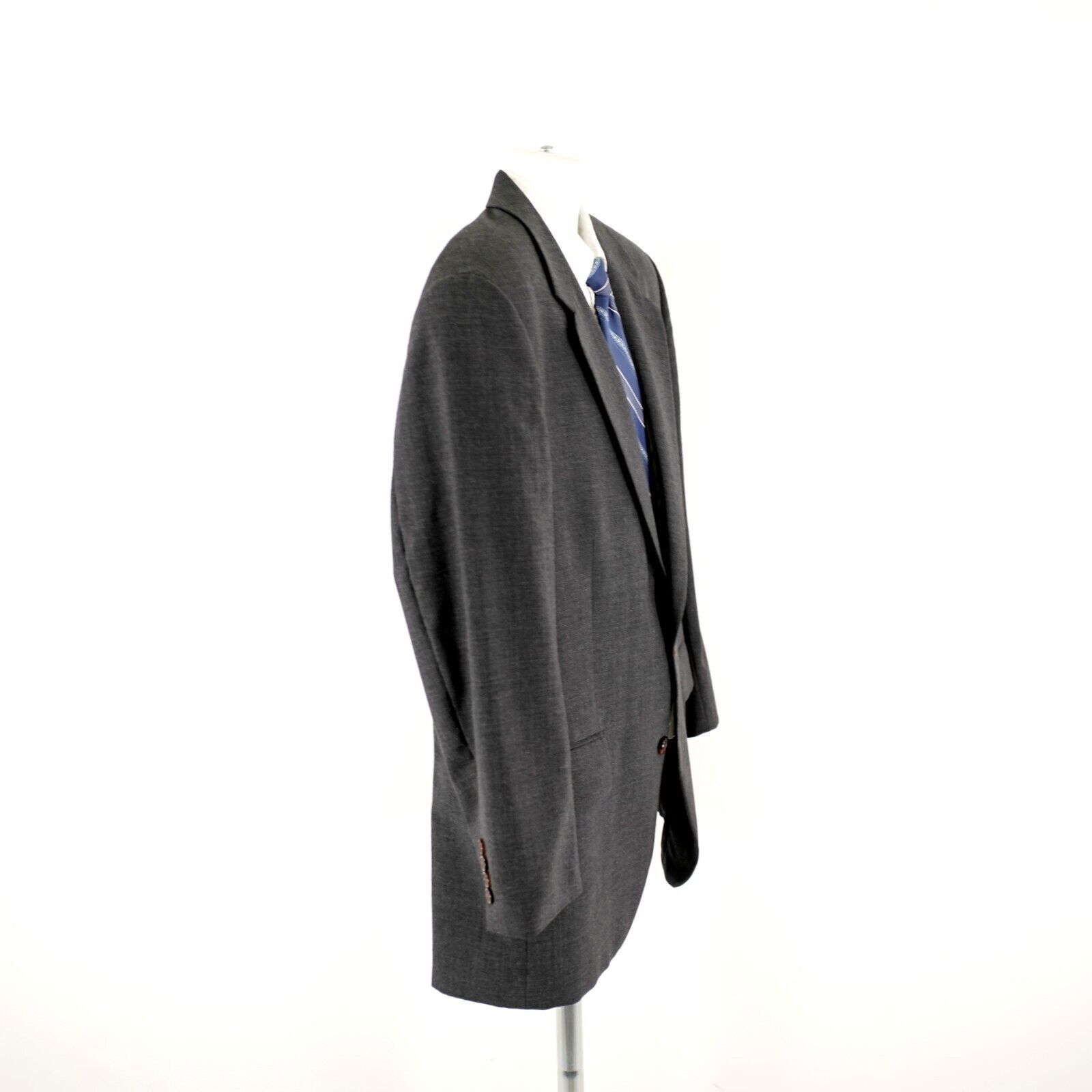 Chaps Chaps Ralph Lauren Wool Gray 2 Button Blazer 42R Size 42R - 8 Thumbnail