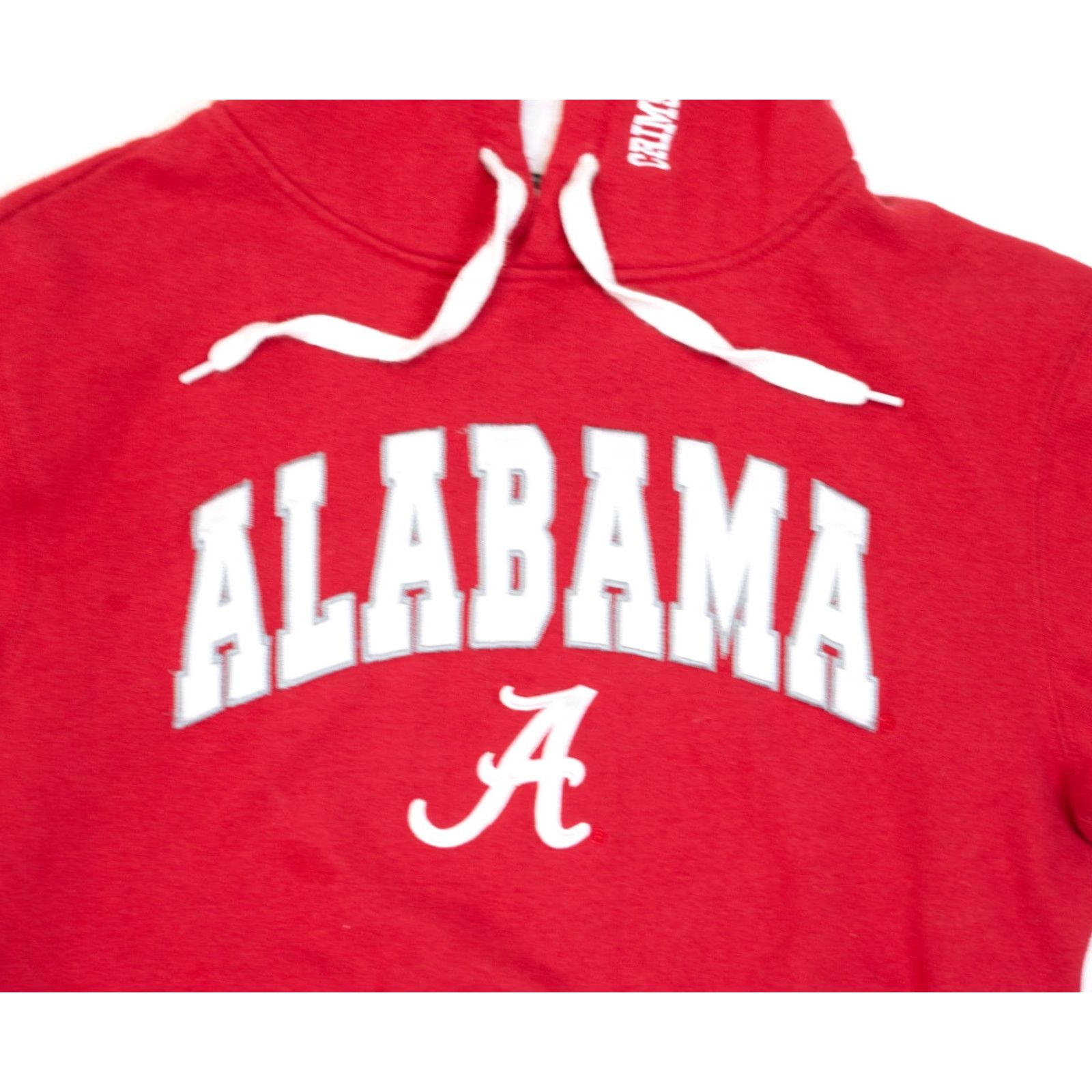 Vintage VINTAGE Alabama Crimson Tide Hoodie Women M Red NCAA University Sweatshirt Pullover Logo Embroidered Colosseum, 90s, Football, College, USA Size M / US 6-8 / IT 42-44 - 2 Thumbnail