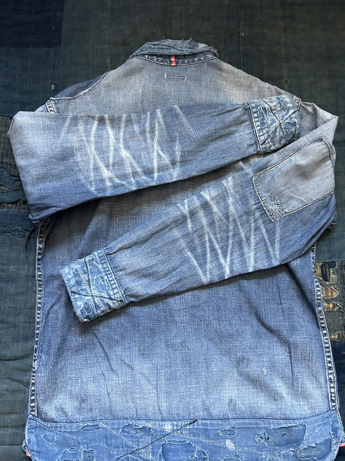 Kapital × Kapital Kountry Kapital boro denim patchwork western shirt Size US M / EU 48-50 / 2 - 8 Thumbnail