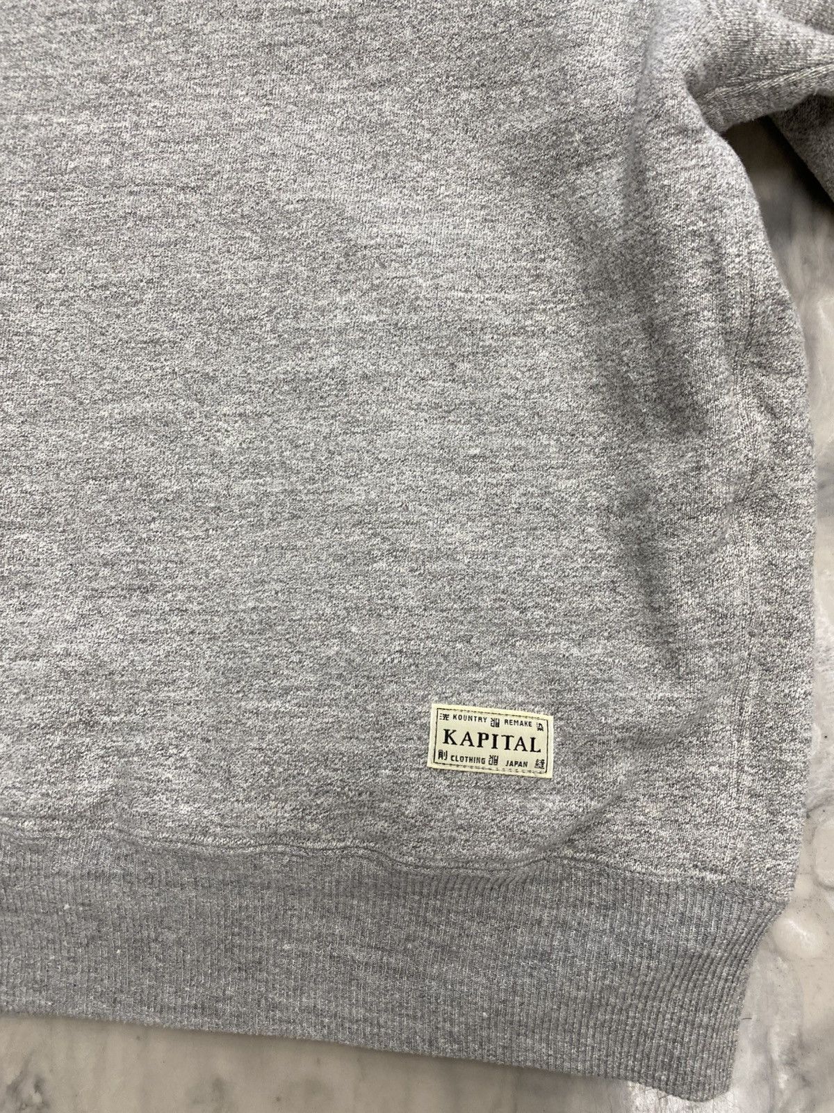 Kapital Kapital smiley fleece hoodie grey medium authentic Size US S / EU 44-46 / 1 - 19 Thumbnail