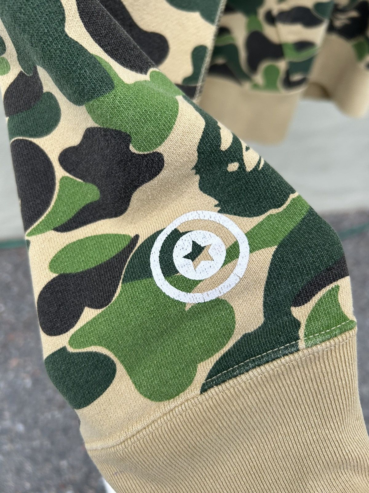 Bape Bape abc green shark hoodie Size US L / EU 52-54 / 3 - 4 Thumbnail