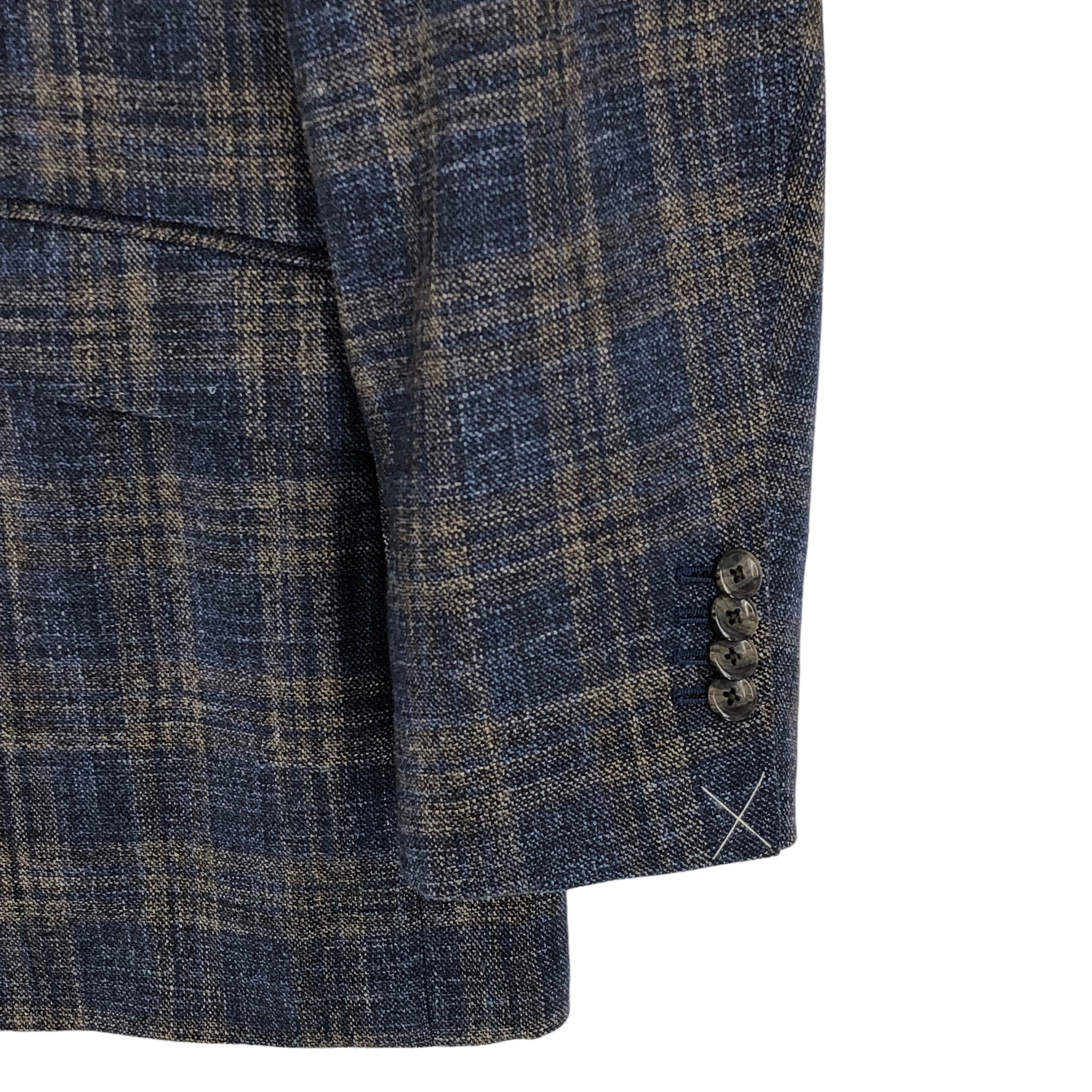 Suitsupply La Spalla Wool Silk Linen Blazer Size EU:30; UK:50; US:50S Size 50S - 6 Thumbnail