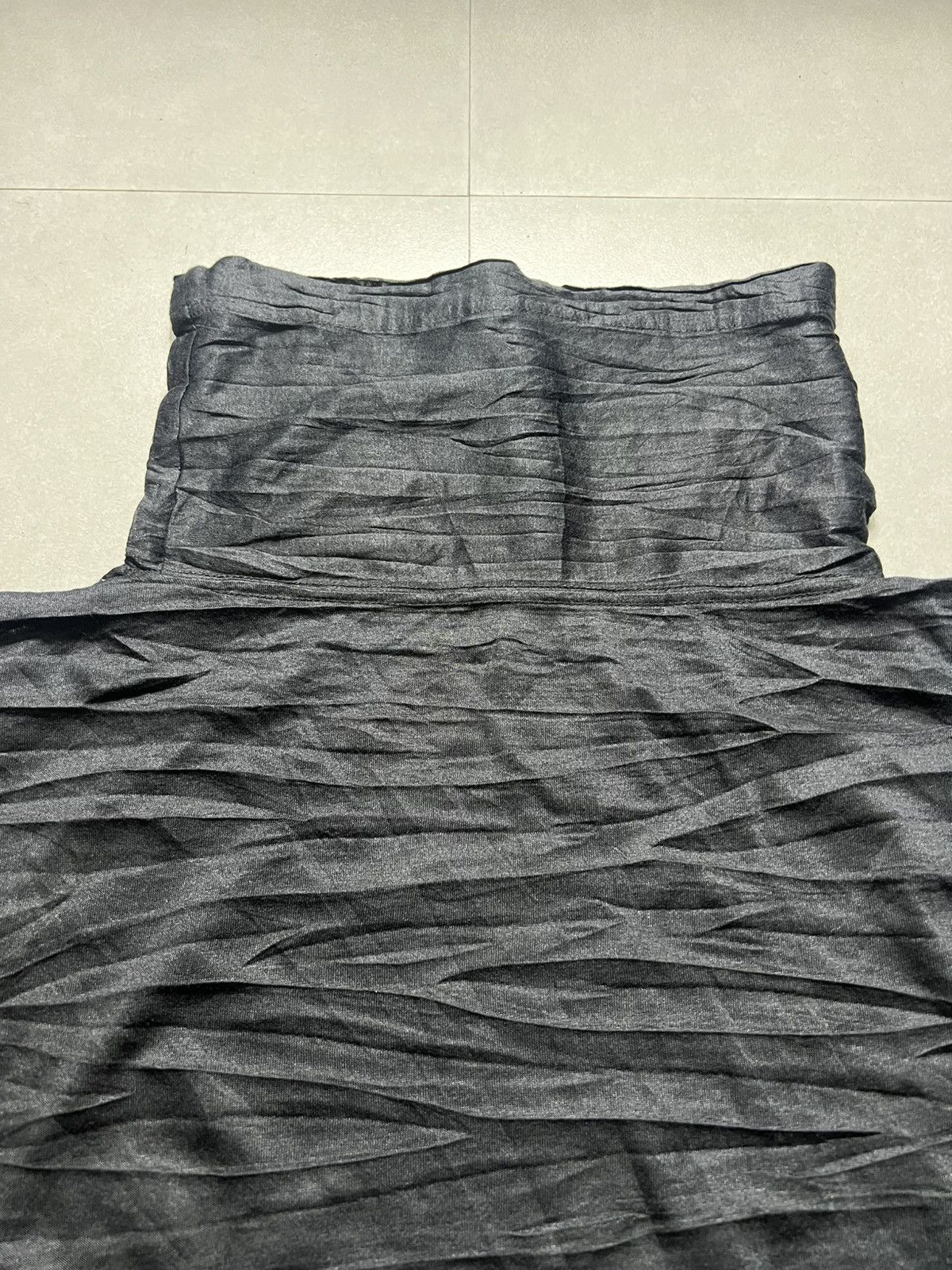 Issey Miyake Issey Miyake - Mock Neck Blouse Size M / US 6-8 / IT 42-44 - 4 Thumbnail