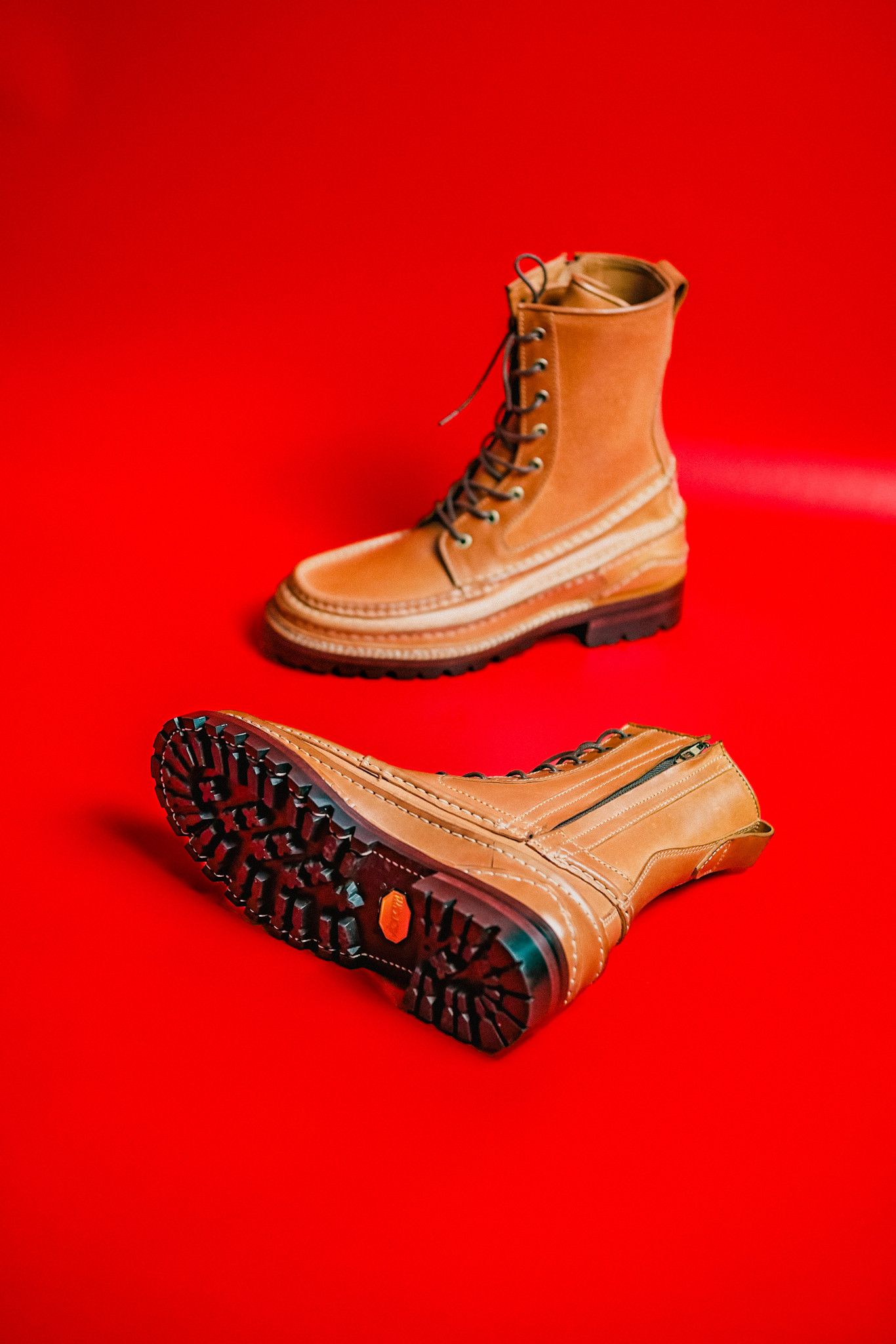 Grizzly Boots Custom Maryam Horsehide Natural Leather