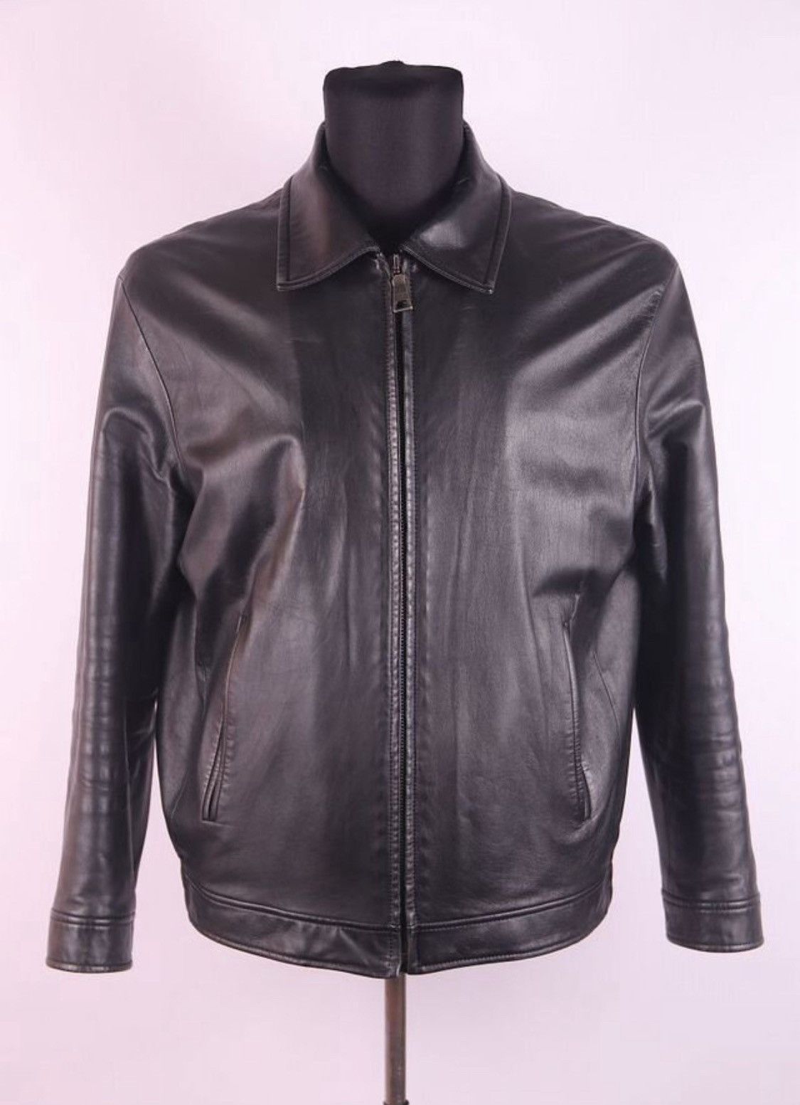 Prada Prada Leather Biker Jacket Black Size US M / EU 48-50 / 2 - 1 Thumbnail