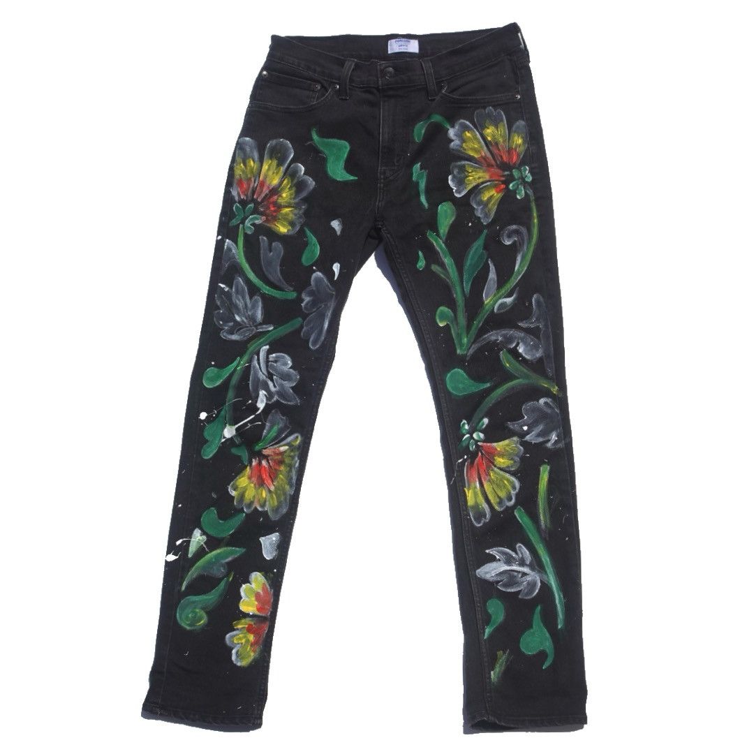 Levi's Abstract growing flower jeans Size US 32 / EU 48 - 1 Thumbnail