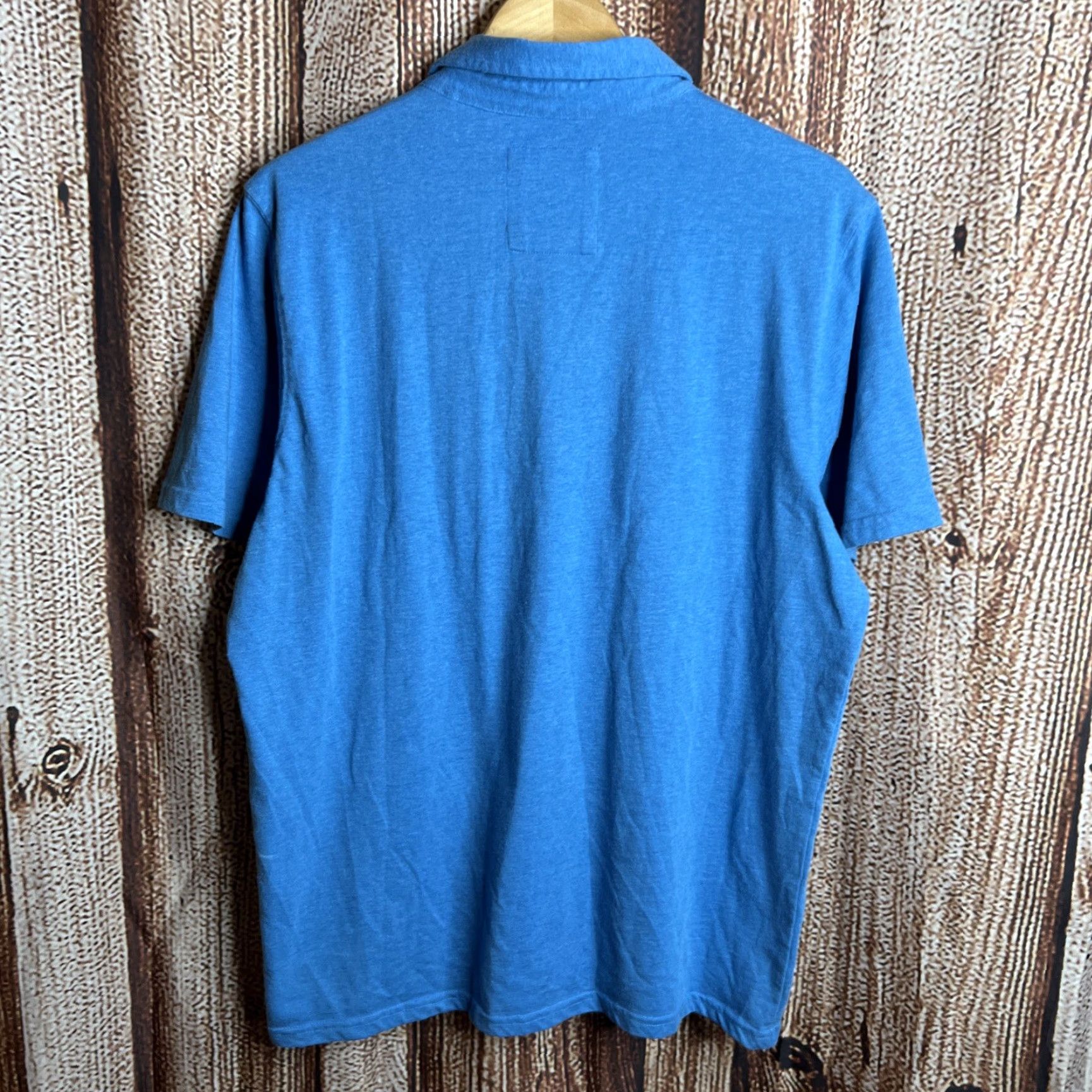 Prana prAna Polo Shirt - Short Sleeve - Blue - Size L - Men Size US L / EU 52-54 / 3 - 4 Thumbnail