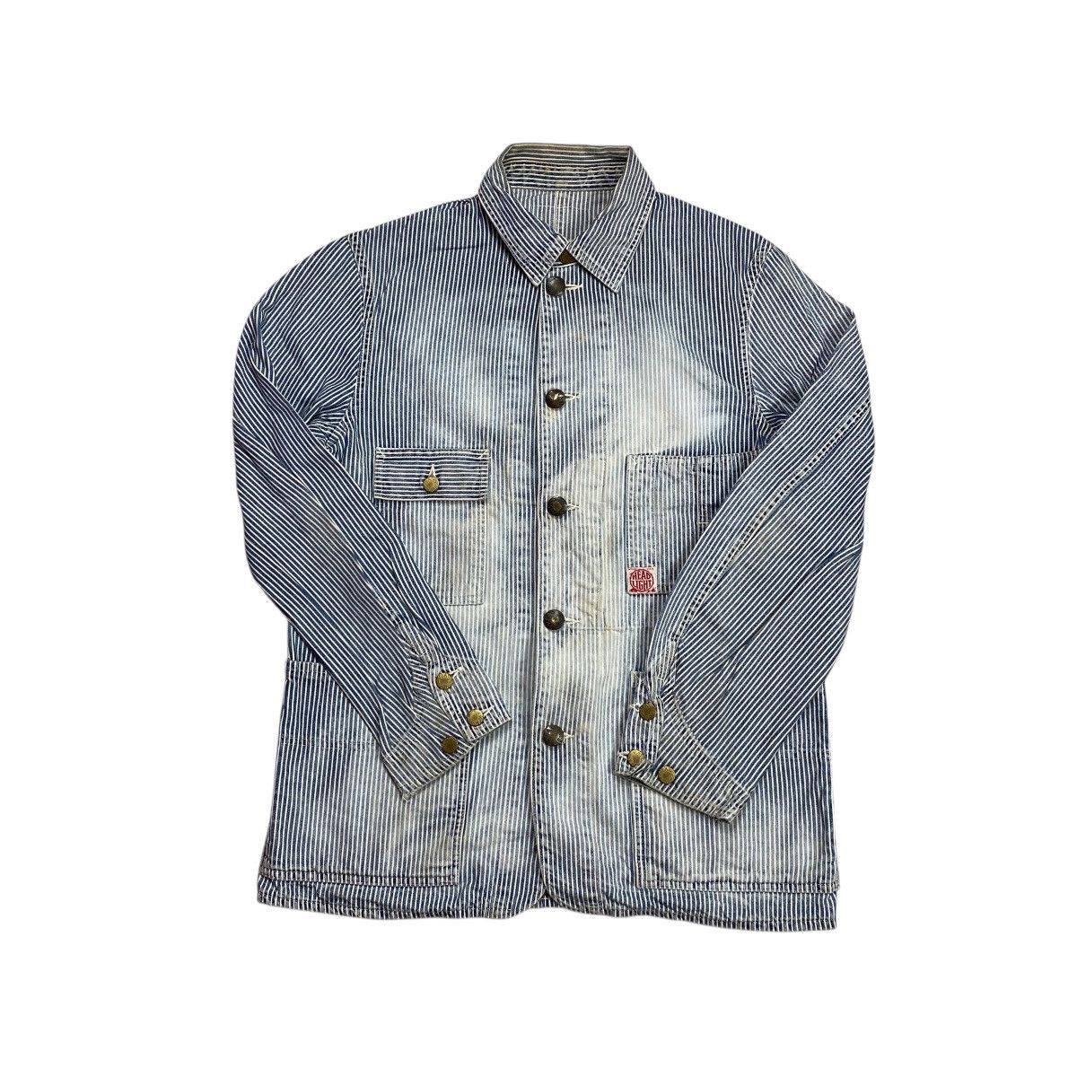 Toyo Enterprises Vintage Headlight Toyo Enterprise Hickory Chore Jacket Size US M / EU 48-50 / 2 - 1 Thumbnail