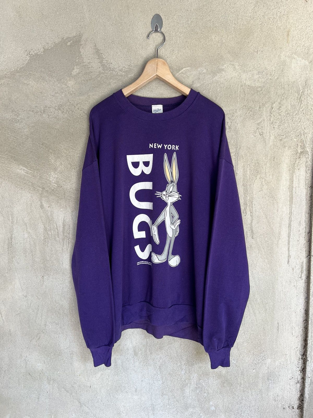 Velva Sheen × Vintage × Warner Bros Vintage Bugs Bunny Warner Bros Cartoon Sweatshirt Size US XL / EU 56 / 4 - 2 Thumbnail
