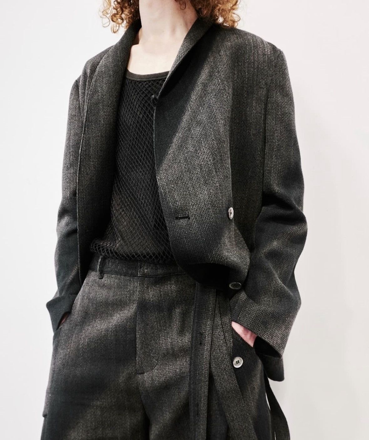 JiyongKim Jiyongkim 25SS Tailored Jacket Black Size 50L - 1 Thumbnail